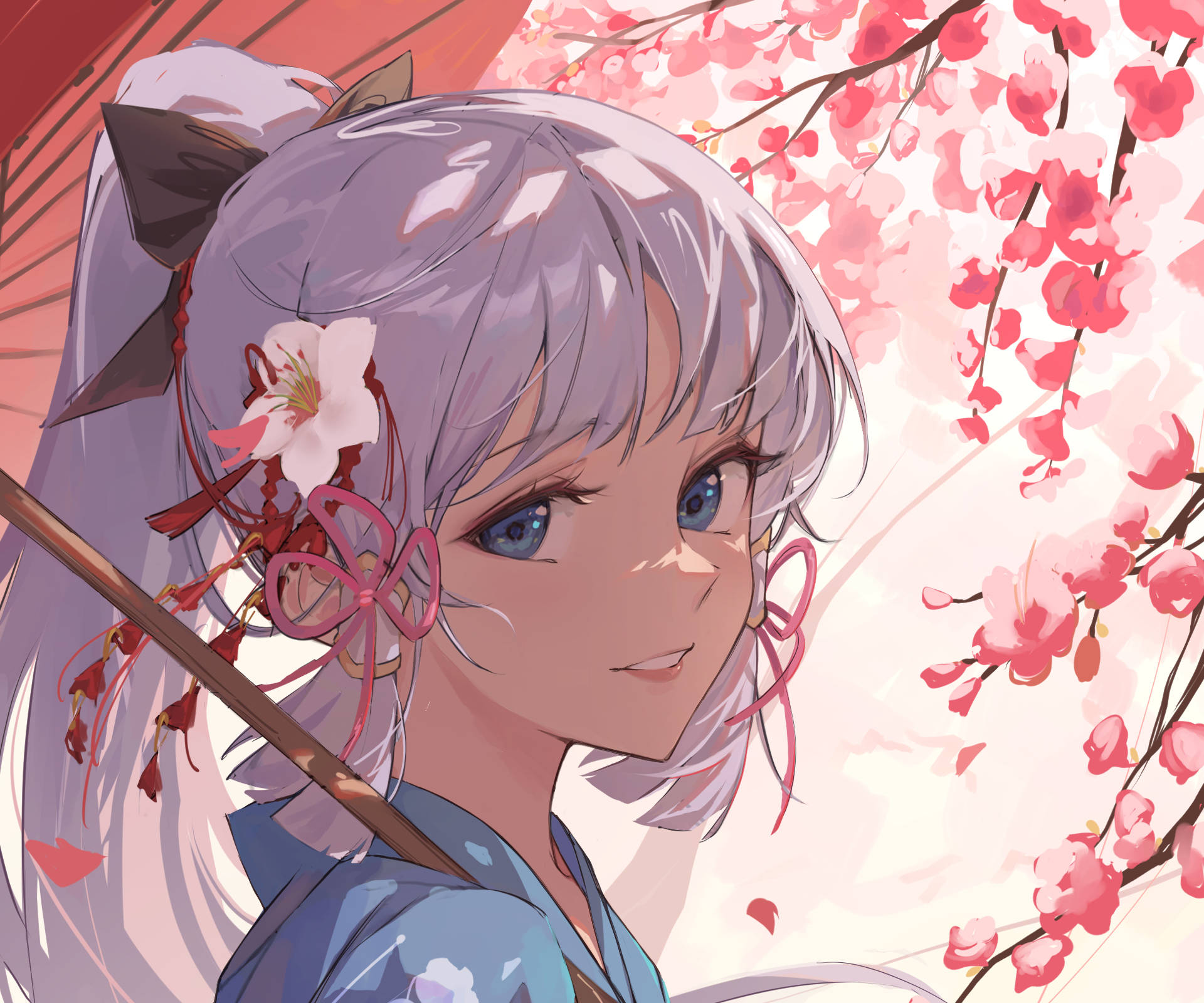 Cherry Blossoms Kamisato Ayaka