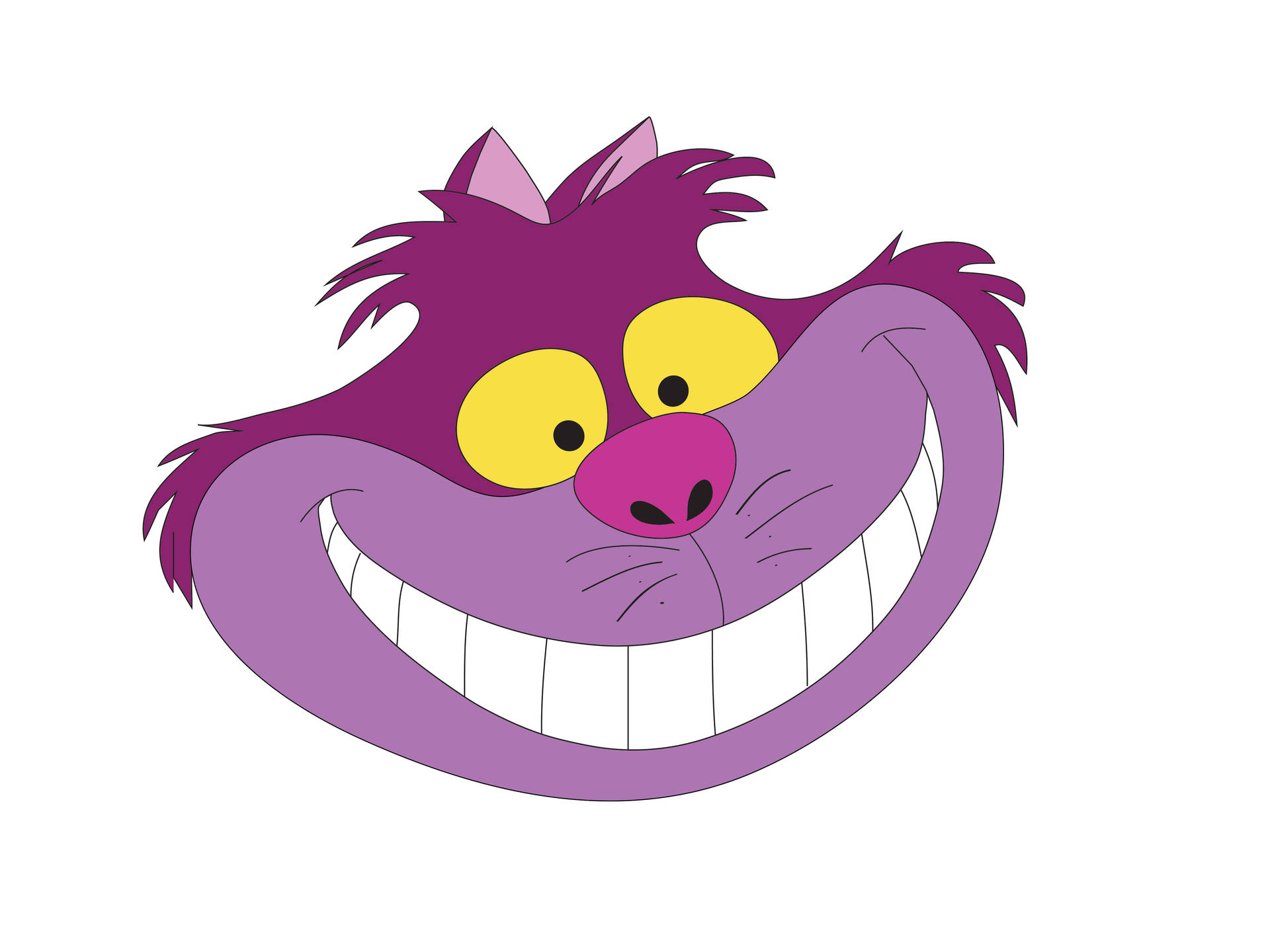 Cheshire Cat Smile Background