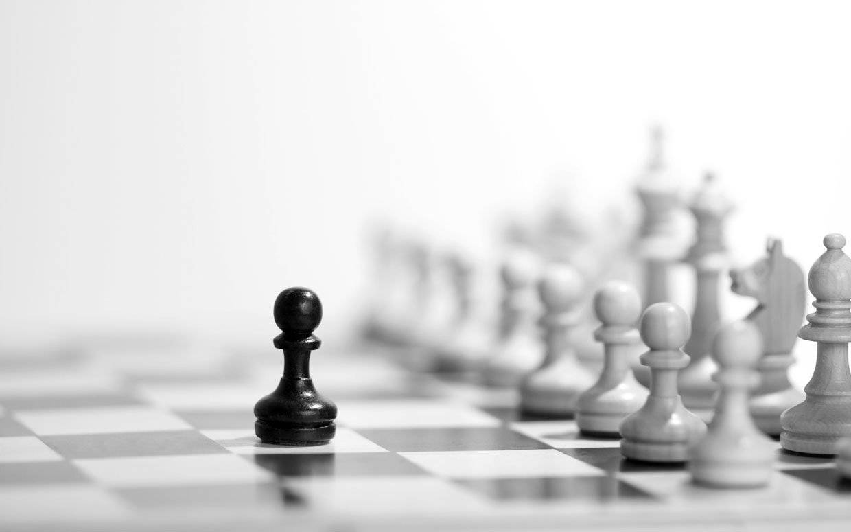 Chess Black Pawn Background
