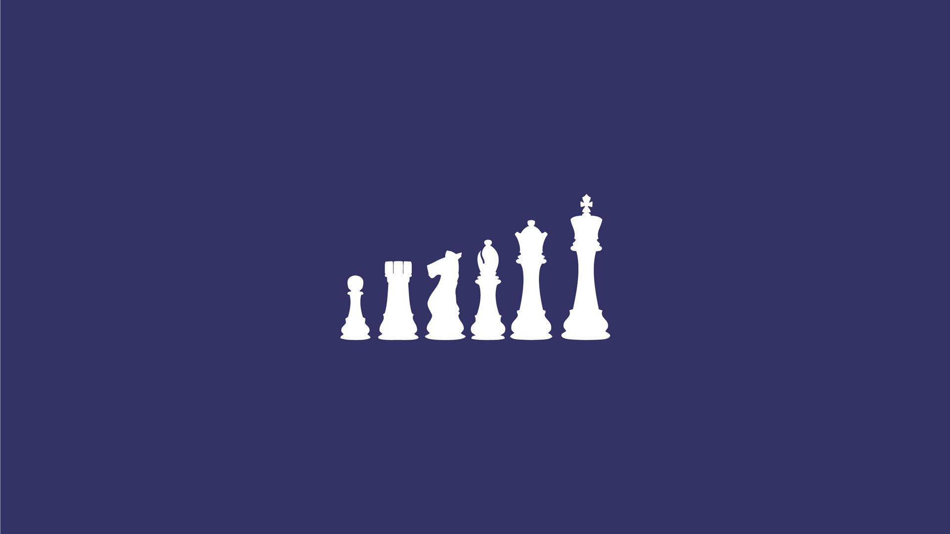 Chess Game Minimalist Laptop Art Background