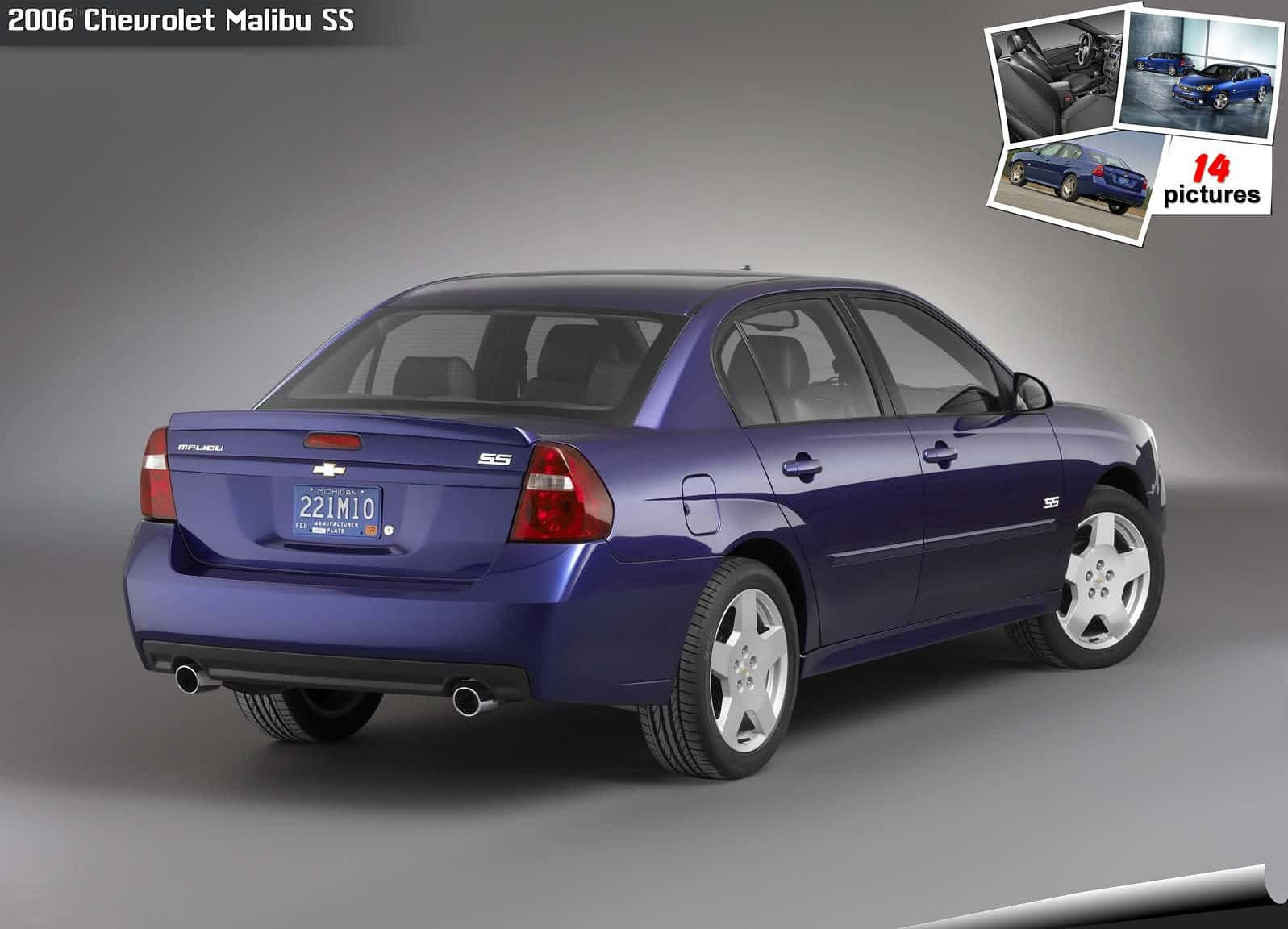 Chevrolet Malibu Ss 3d Model Background