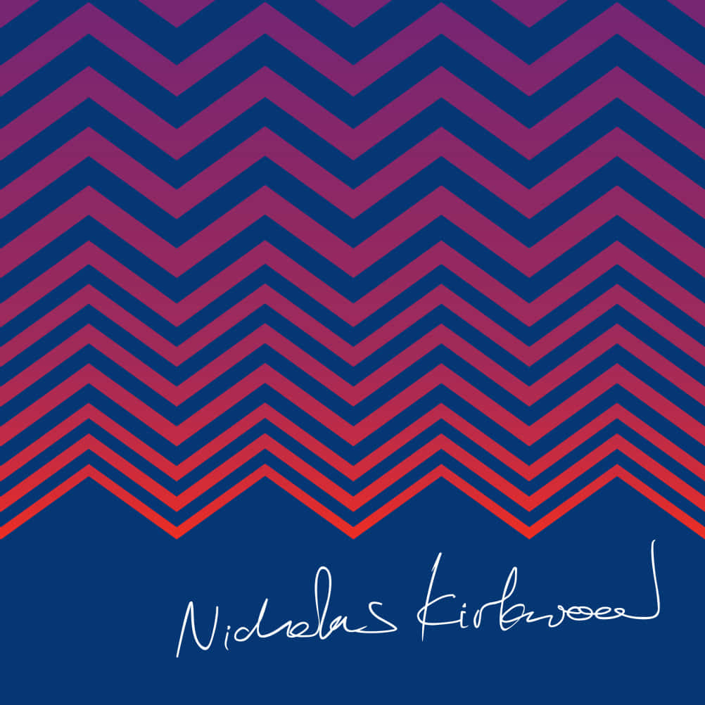 Chevron Pattern With Nicholas Kirkwood Signature Background