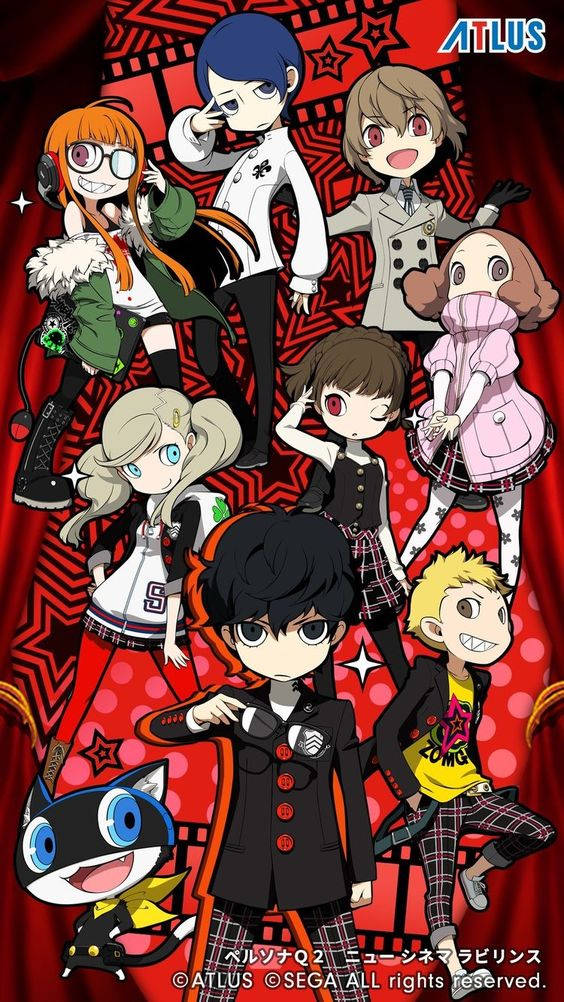 Chibi Characters Persona 5 Phone