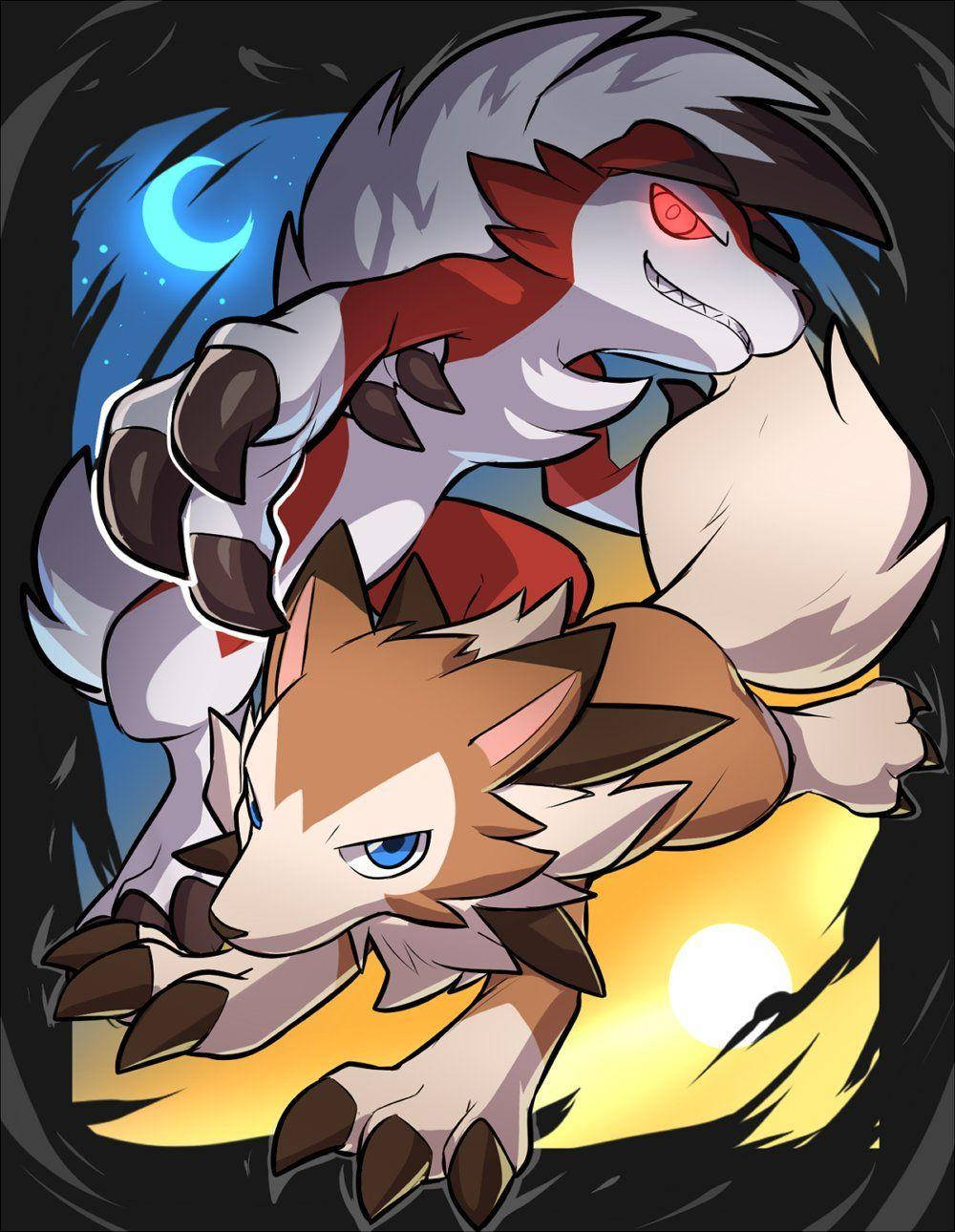 Chibi Dusk Midnight Lycanroc