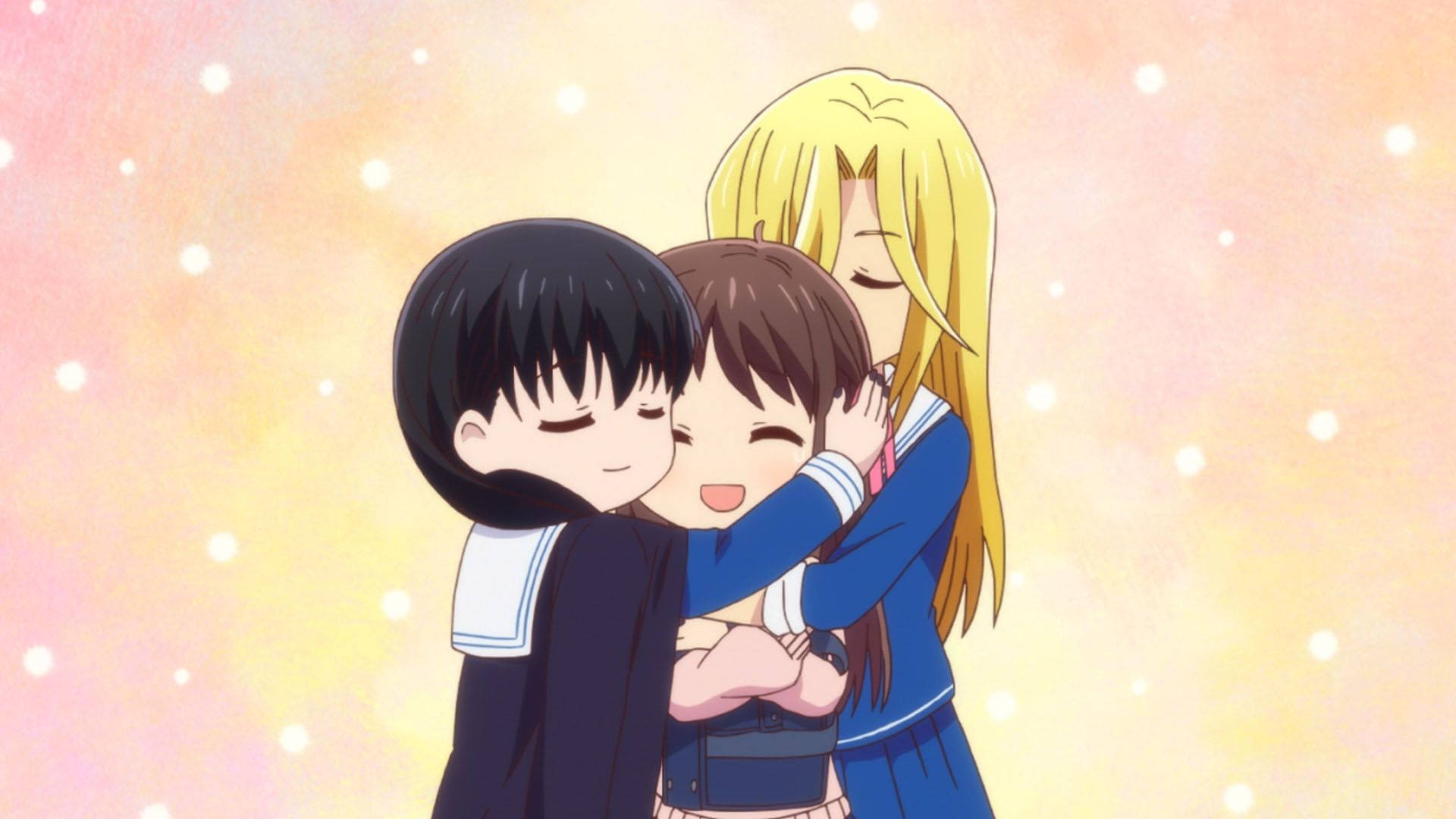 Chibi Fruits Basket Girl Best Friends Background