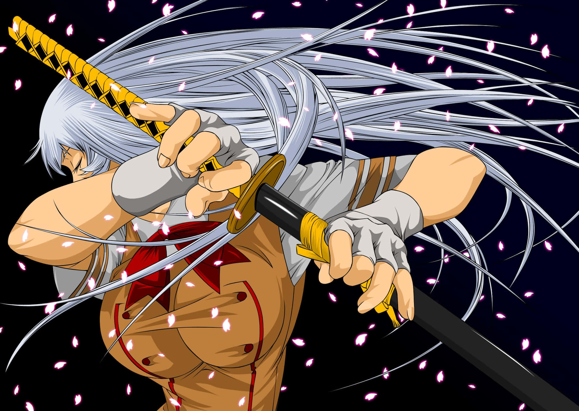 Chibi Hakufu, A Brave Girl Warrior Of The Anime Series 'ikki Tousen' Background