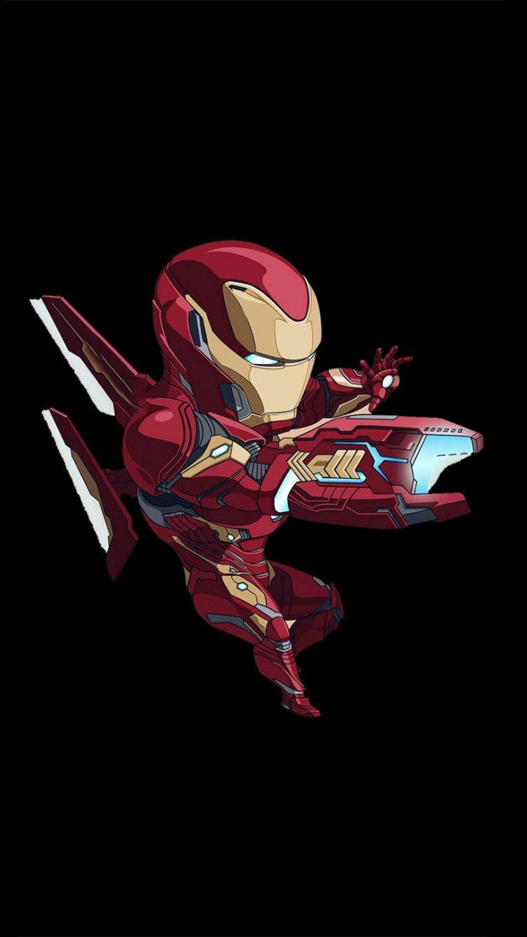 Chibi Iron Man Full Hd Background
