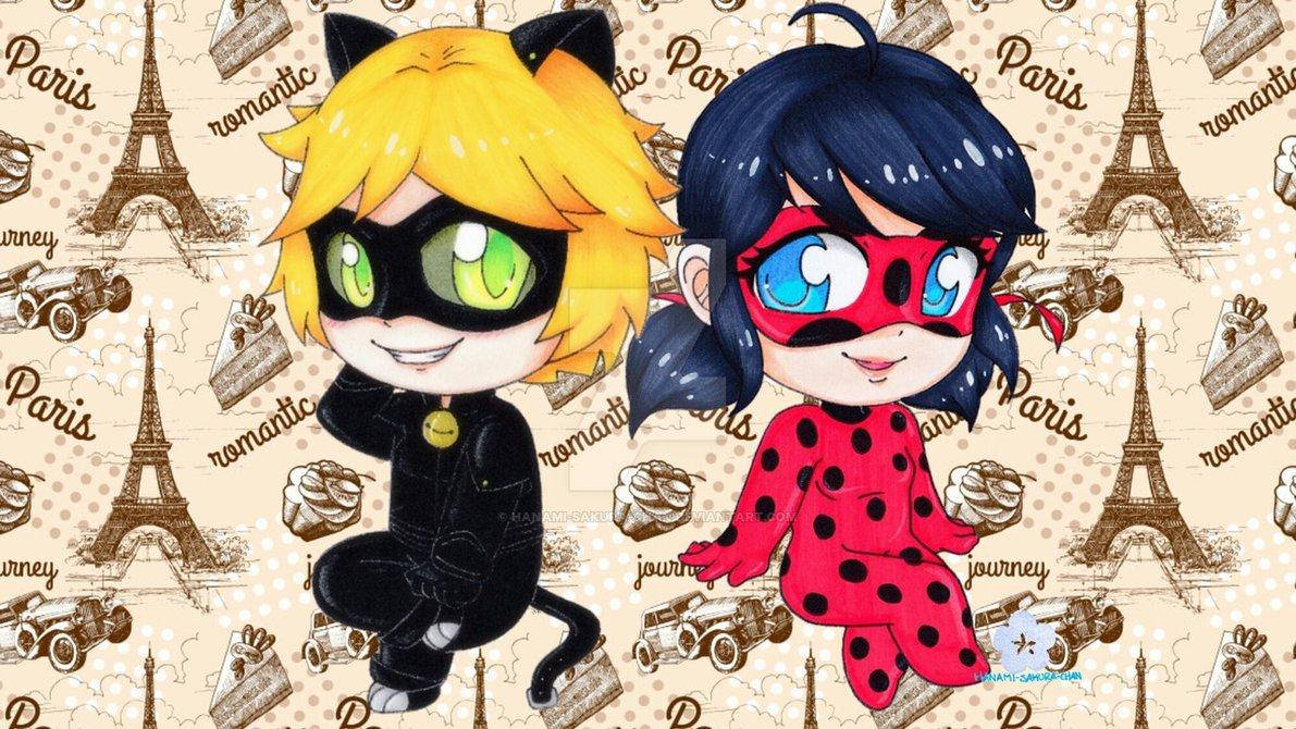 Chibi Ladybug And Cat Noir