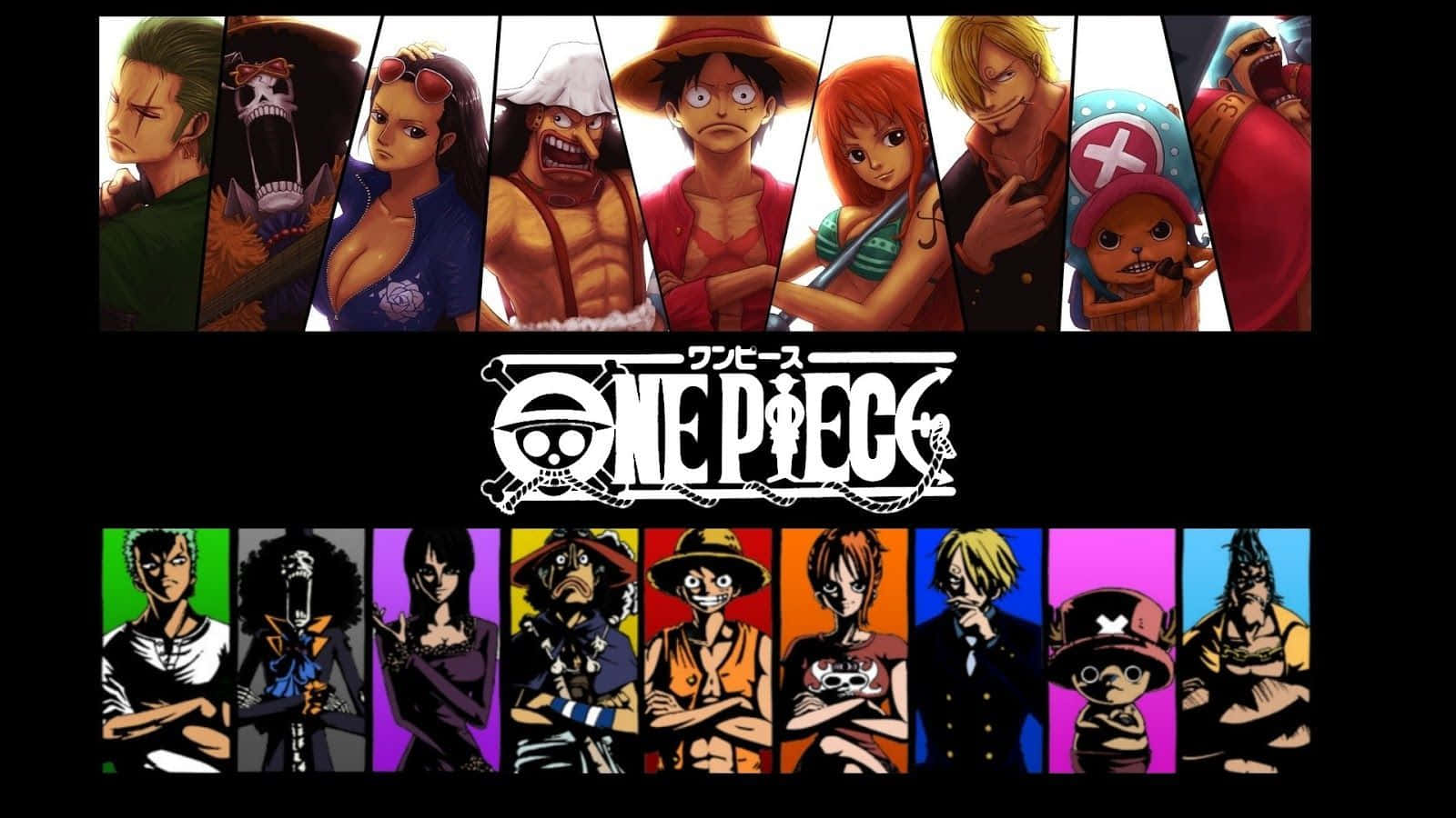 Chibi Luffy And His Fun-loving Crew Background