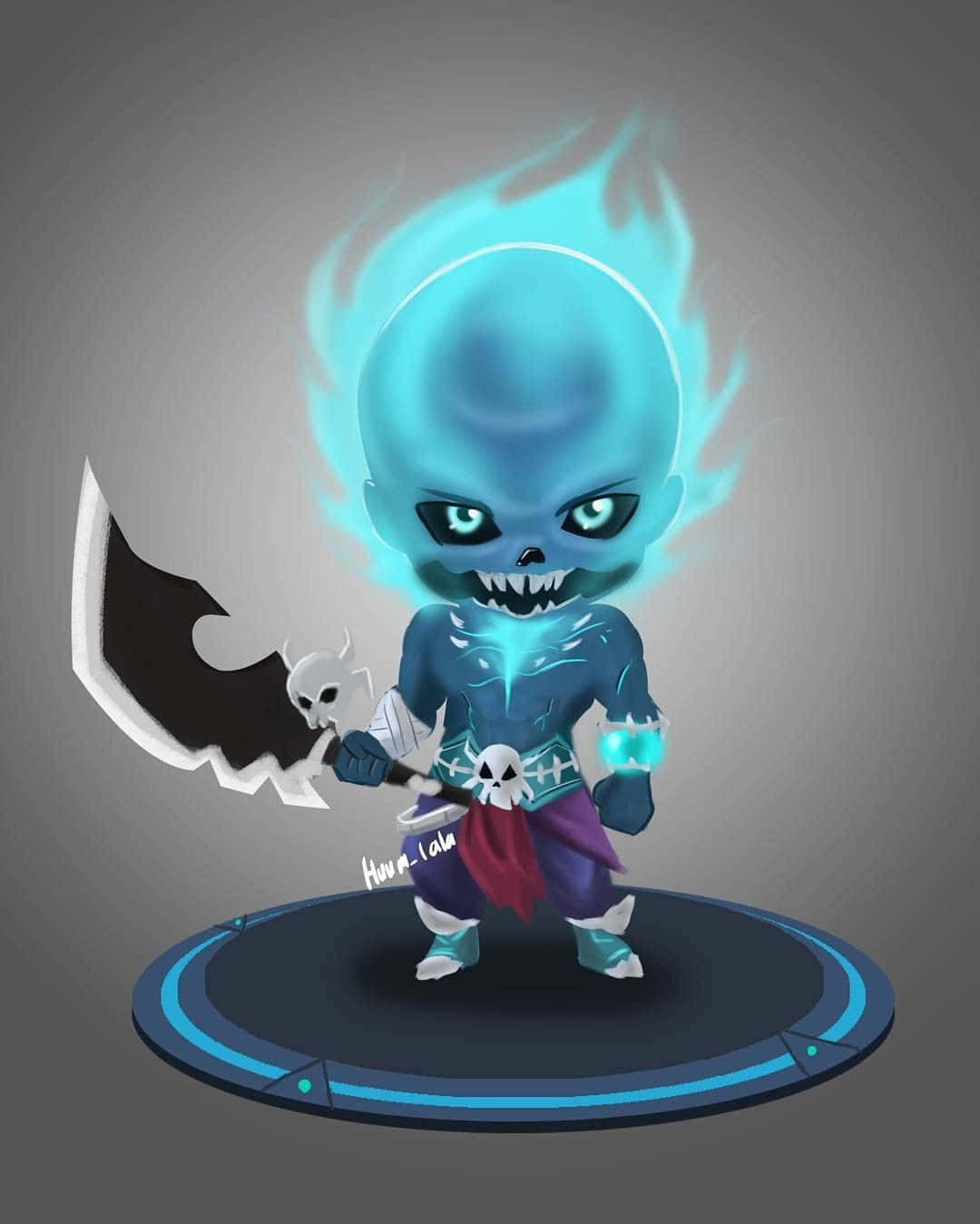 Chibi Of Ghoul's Fury Balmond Mobile Legend Background