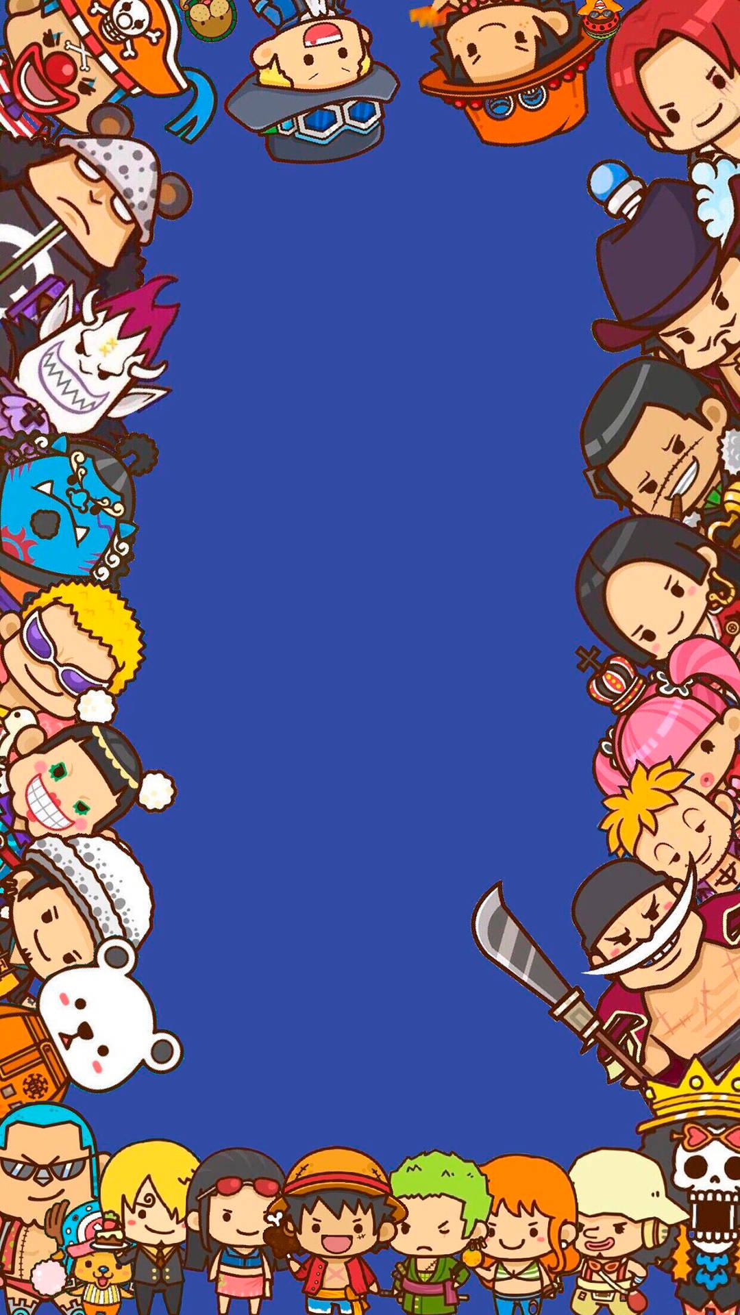 Chibi One Piece Aesthetic Background