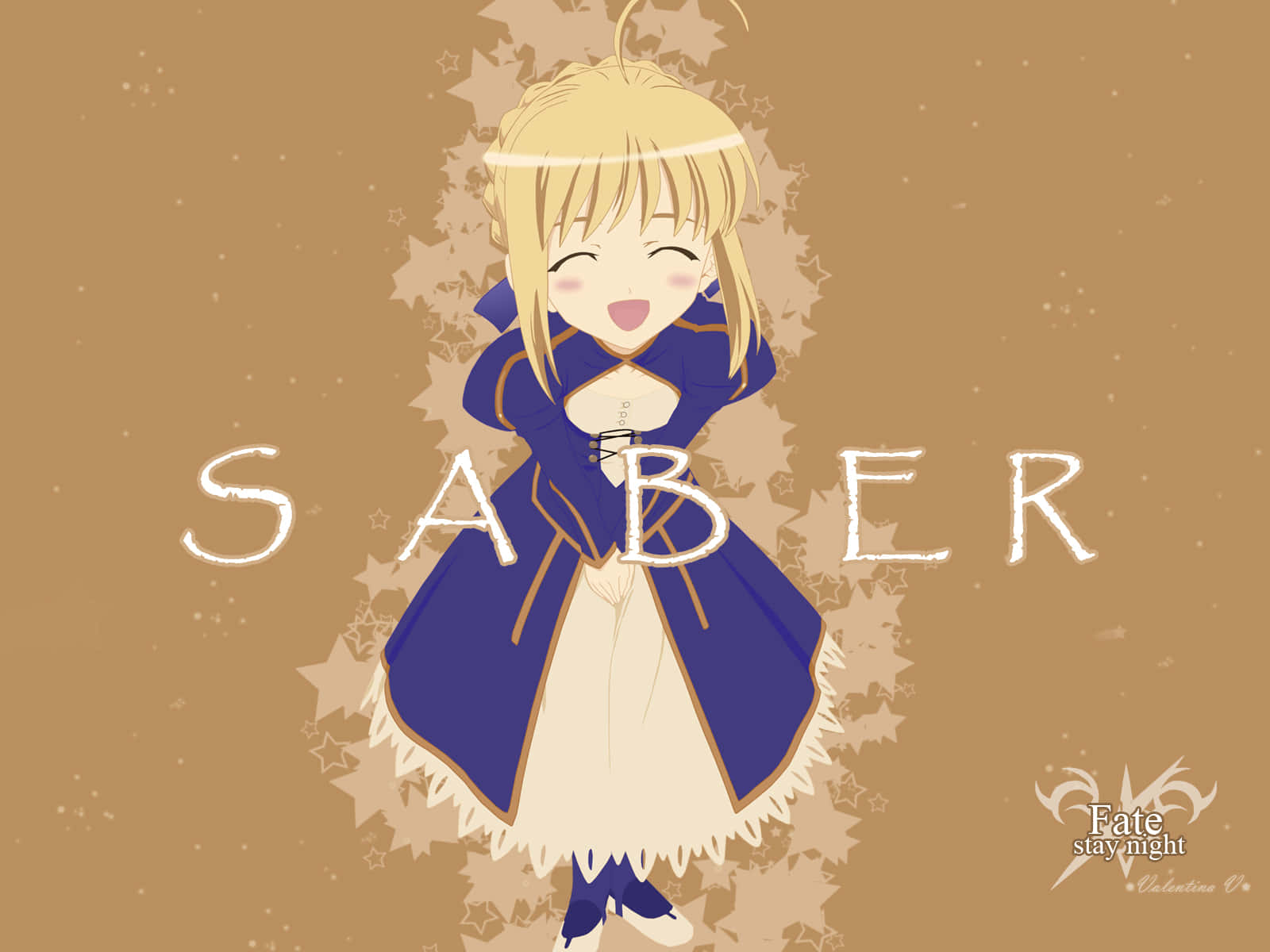 Chibi Saber Fate Stay Night Background