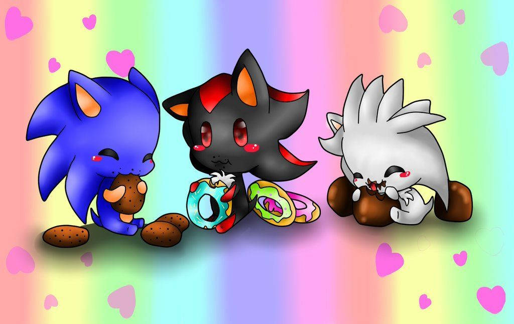 Chibi_ Sonic_ Characters_ Donut_ Time