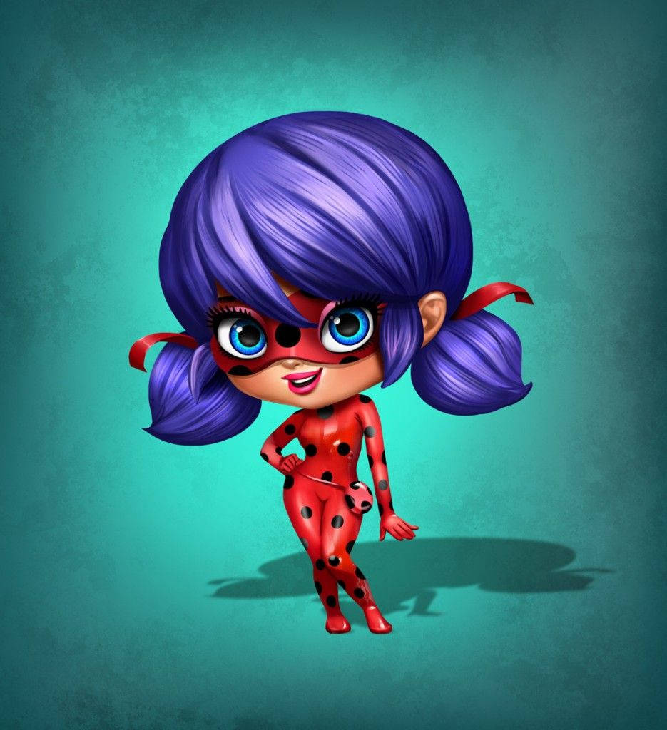 Chibi-style Ladybug From Miraculous