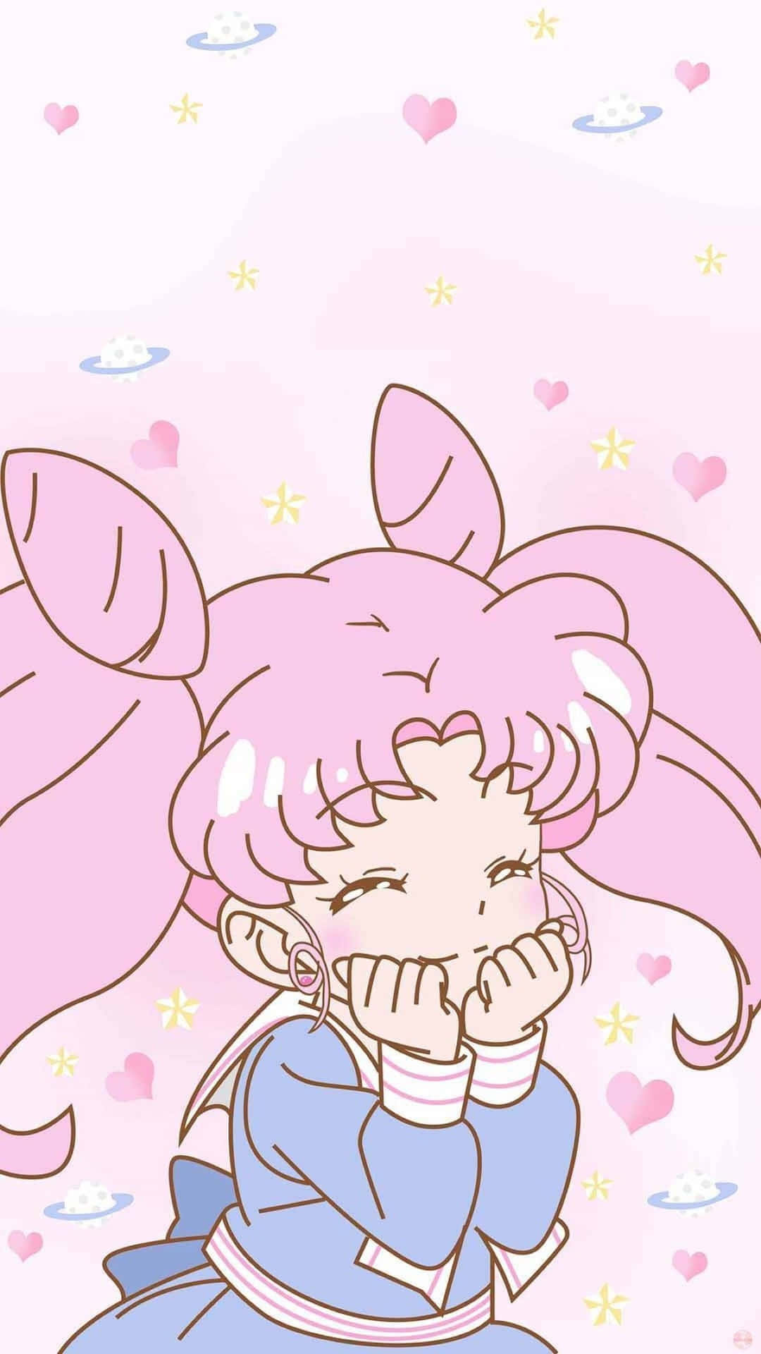 Chibi Usa As Sailor Moon Background