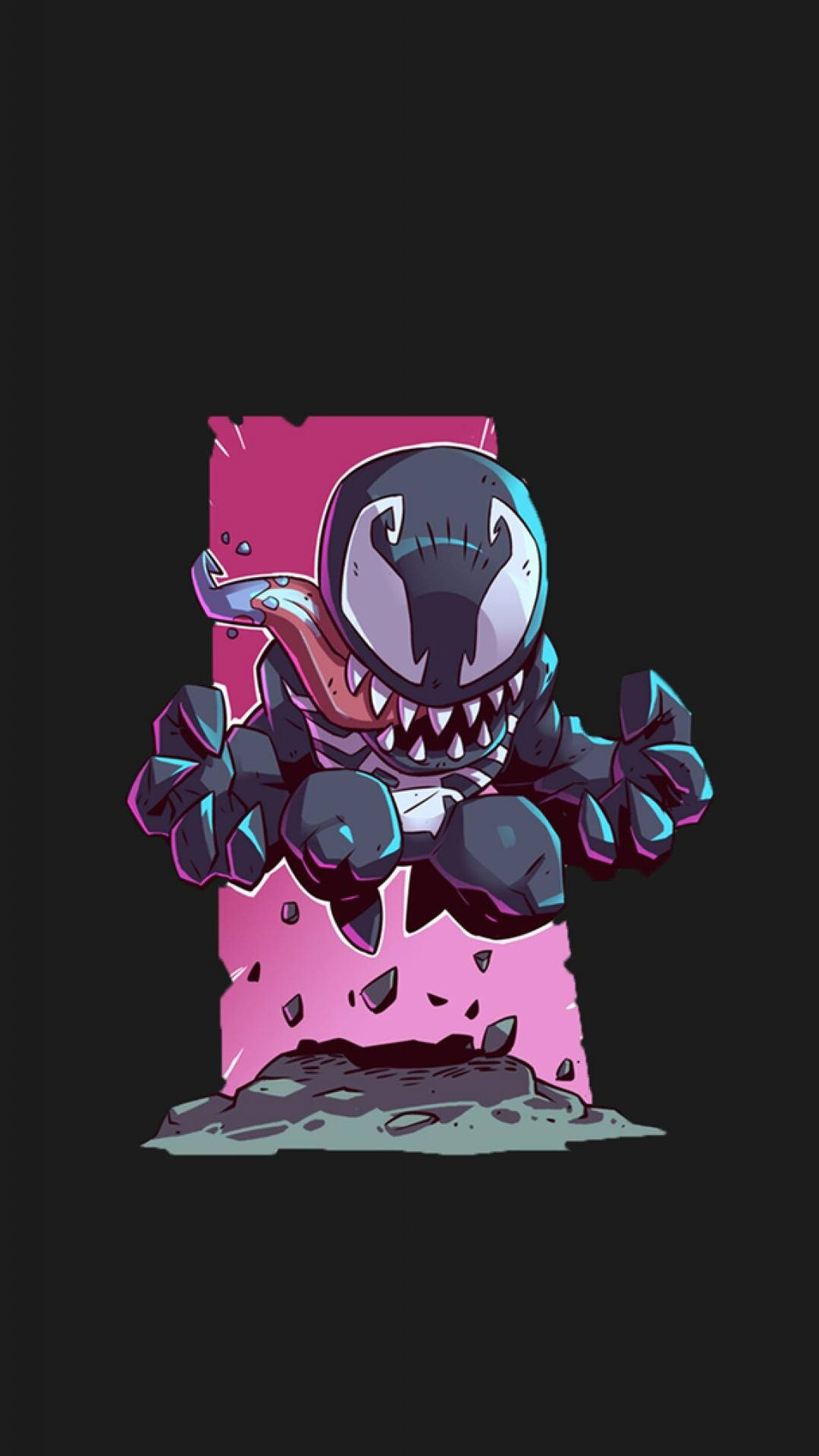 Chibi Venom Iphone Background