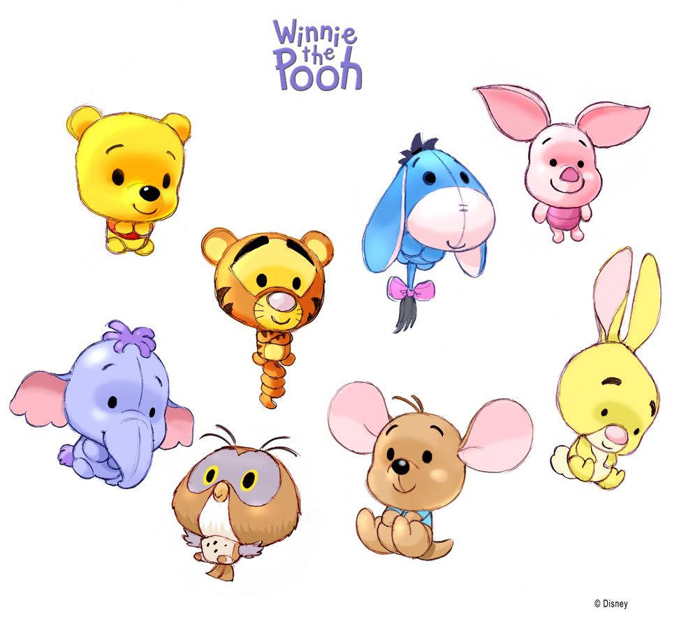 Chibi Winnie The Pooh Characters