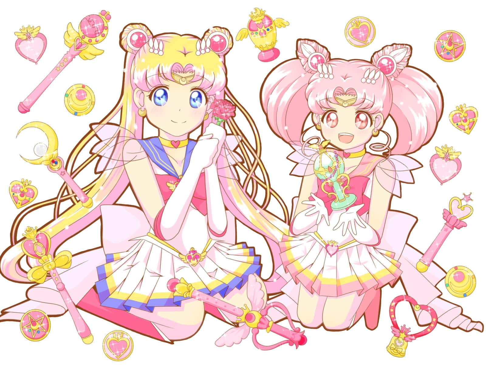 Chibiusa From Sailor Moon – The Iconic Superhero Background