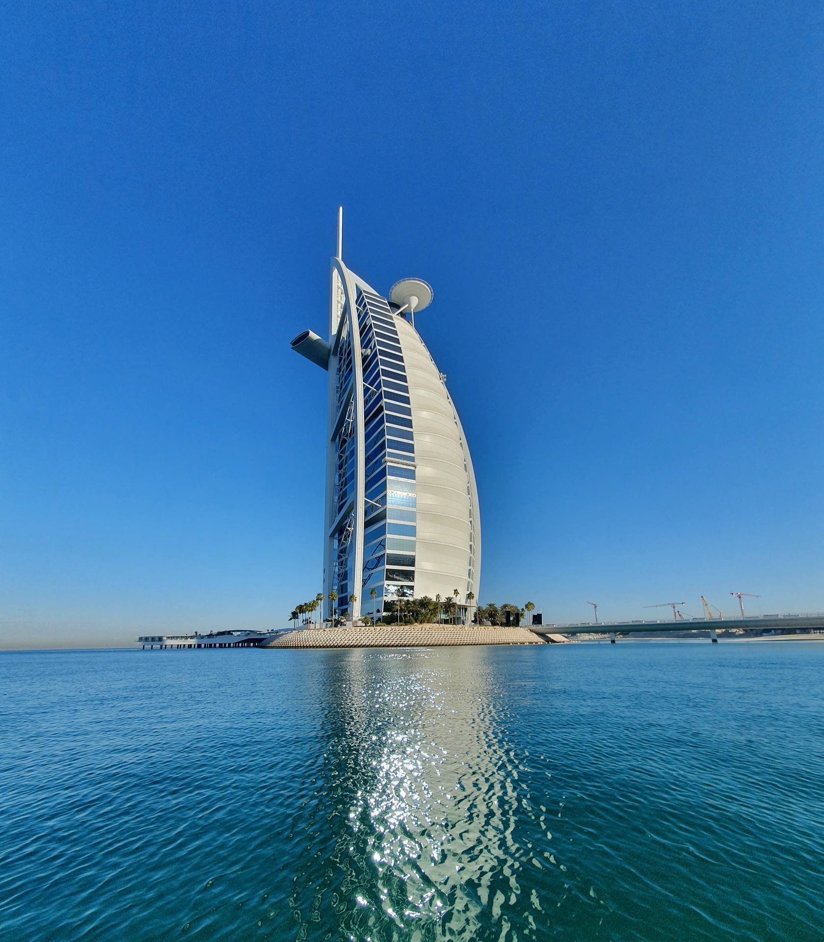 Chic Burj Al Arab Hotel Background