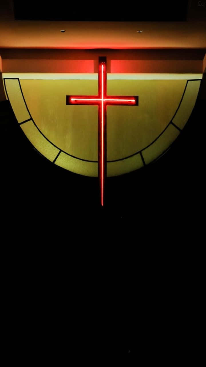 Chic Cross Phone Lock Screen Background