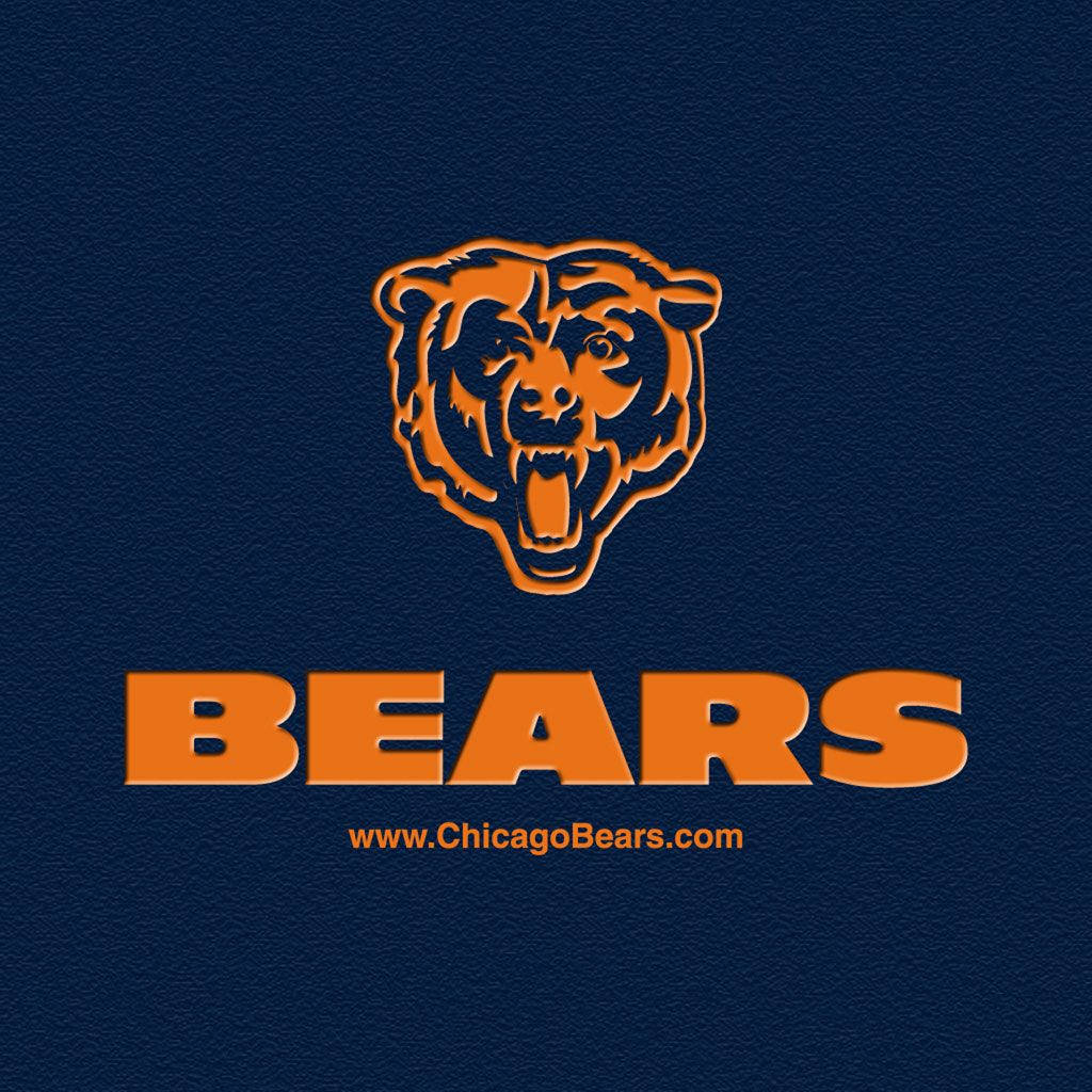 Chicago Bears Logo Blue Background