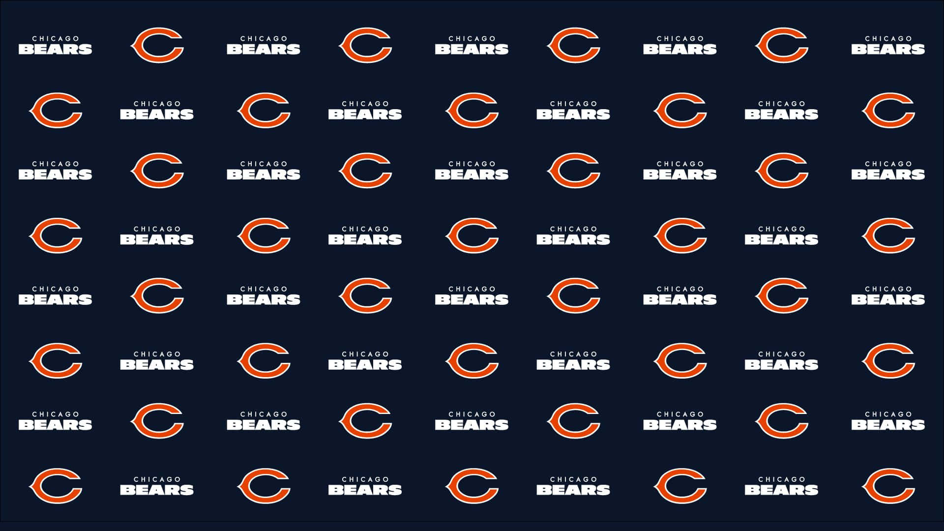 Chicago Bears Zoom Party Background