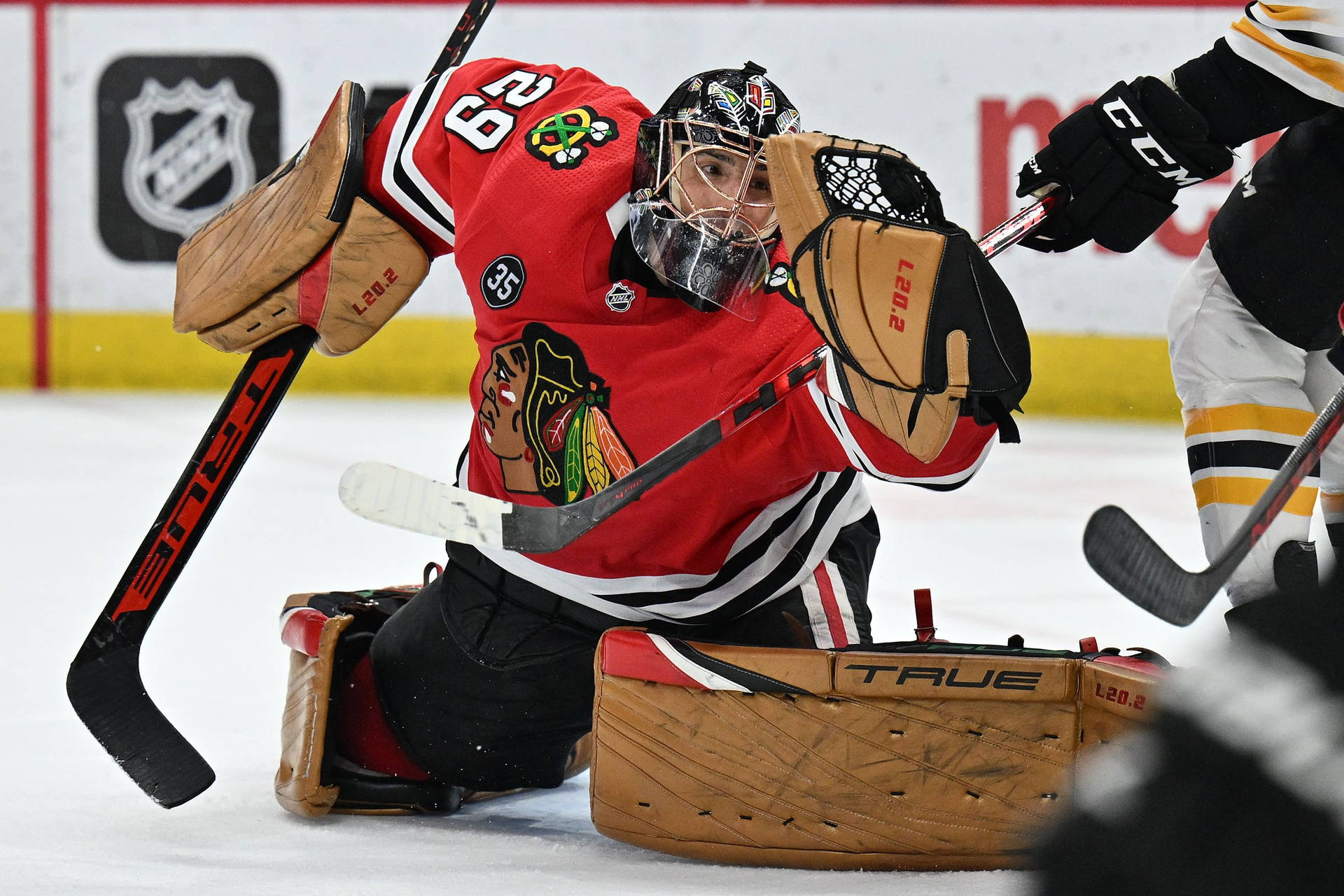 Chicago Blackhawks Goaltender Marc Andre Fleury Background