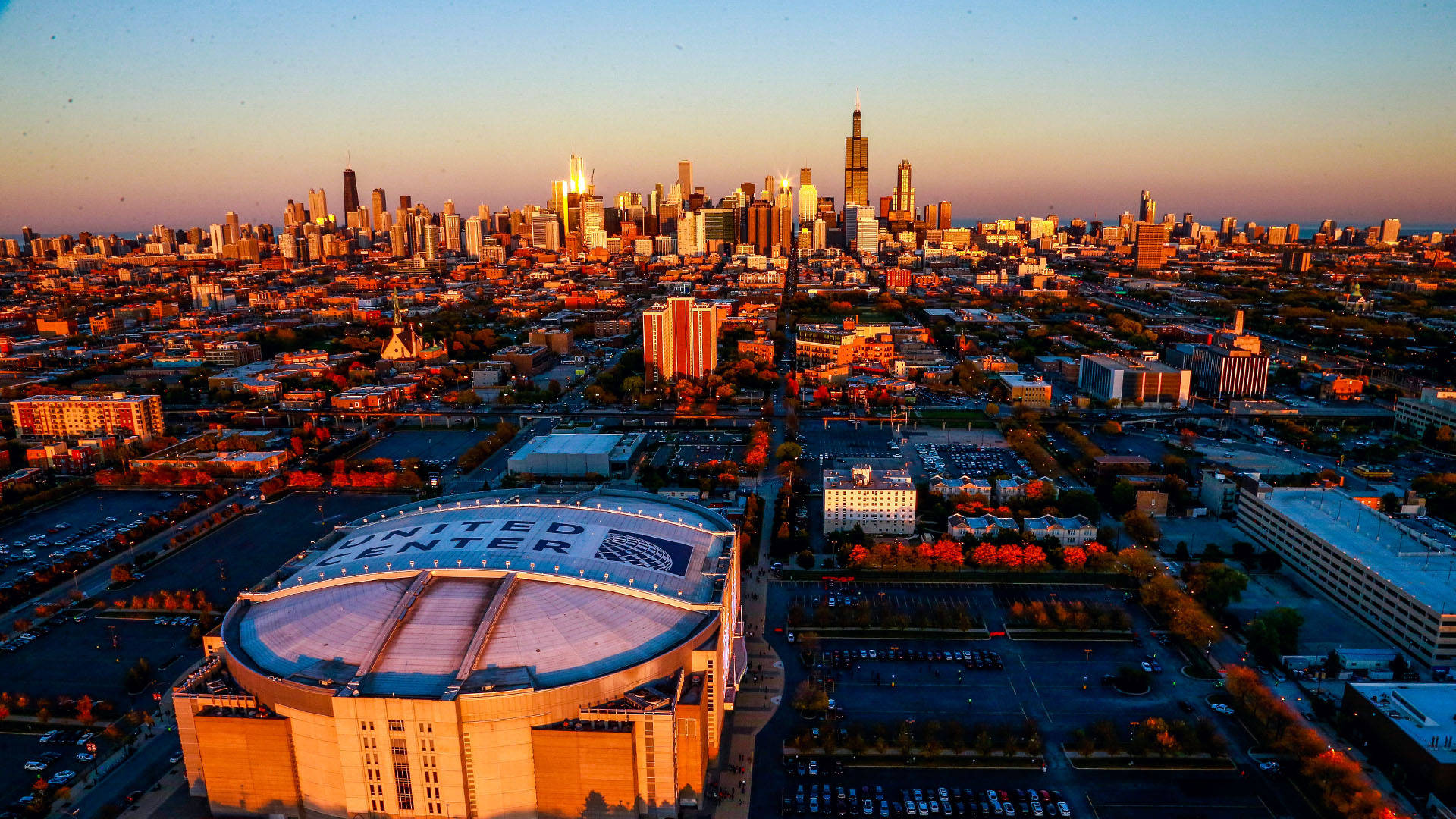 Chicago Blackhawks Home Arena Background