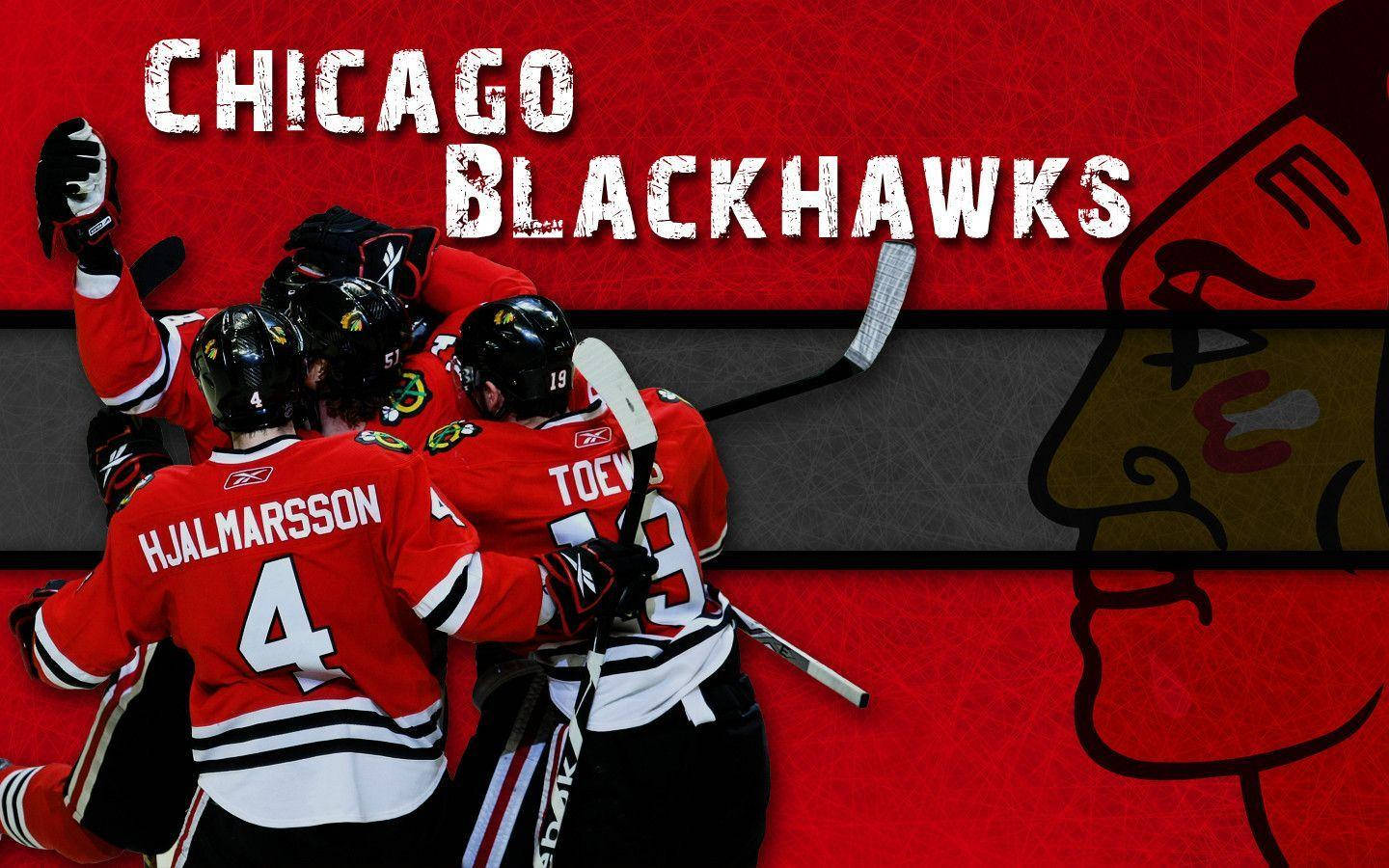 Chicago Blackhawks Ice Hockey Team Background