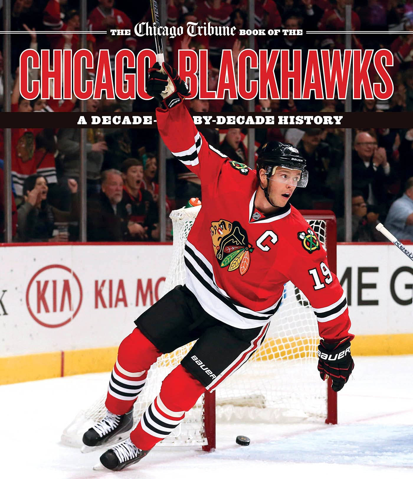 Chicago Blackhawks In Chicago Tribune Background