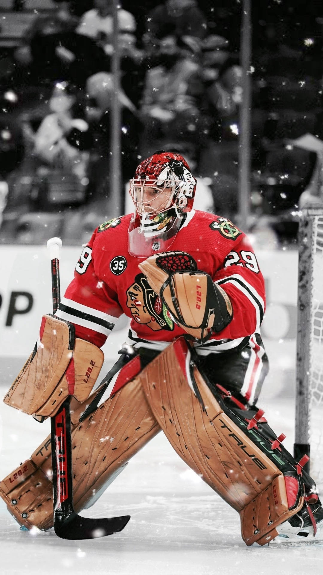 Chicago Blackhawks Player Marc Andre Fleury Background