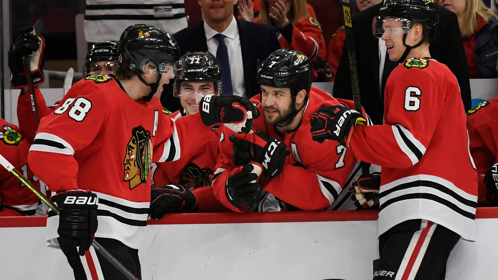 Chicago Blackhawks Teammates Brent Seabrook Background