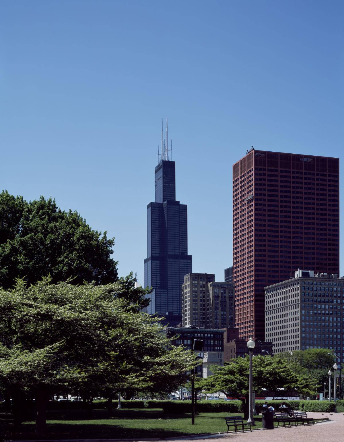 Chicago Buildings Willis Tower Background