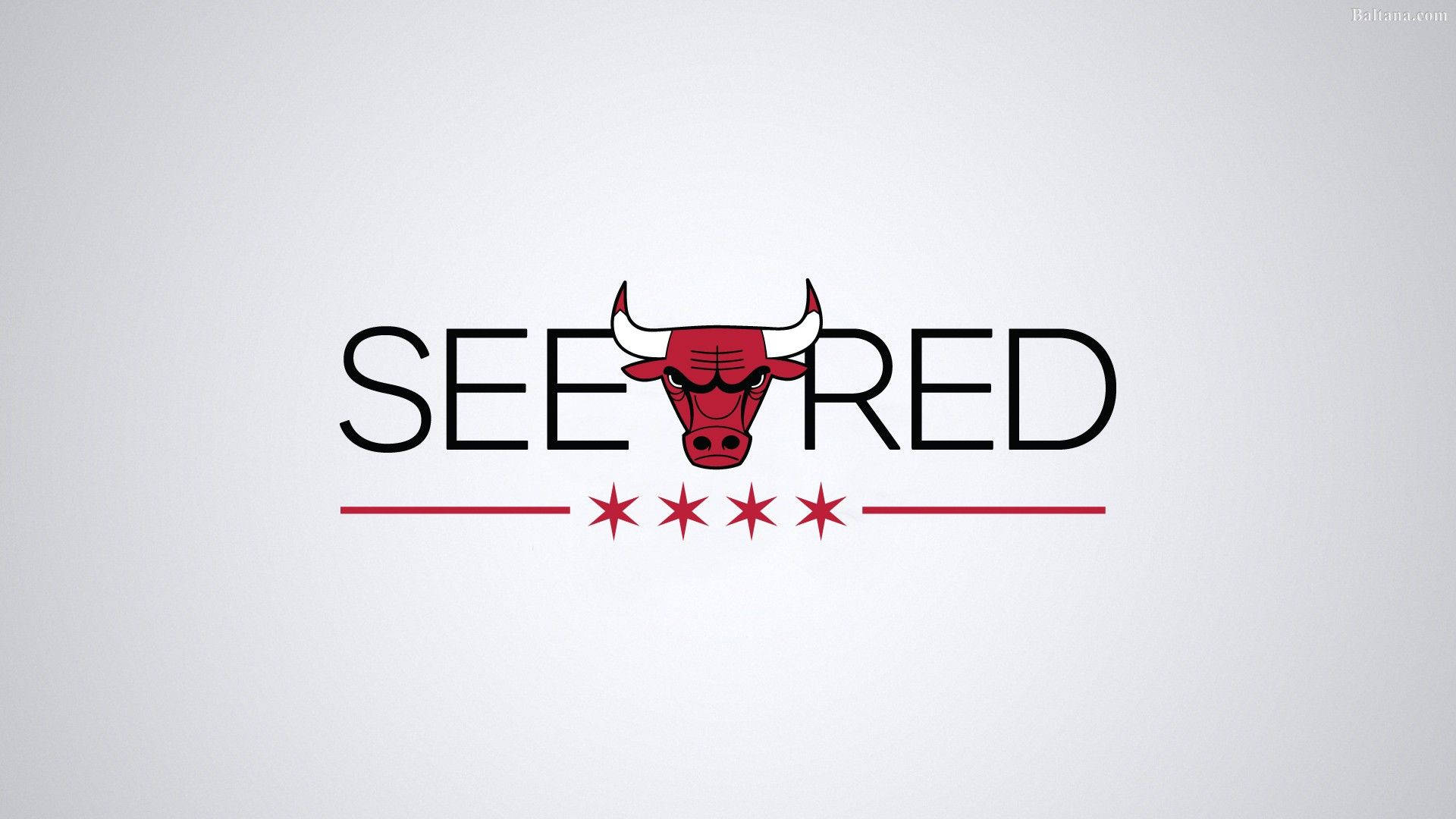 Chicago Bulls All White Logo Background
