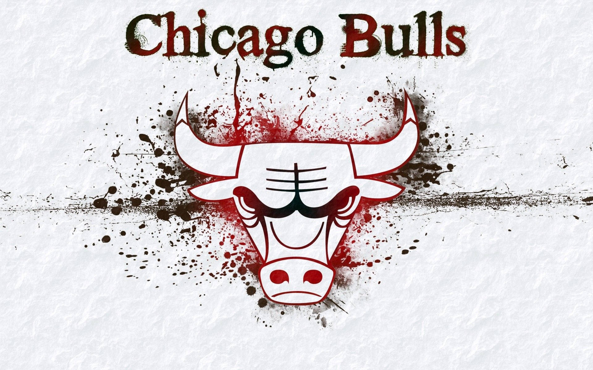 Chicago Bulls Minimalist Logo Background