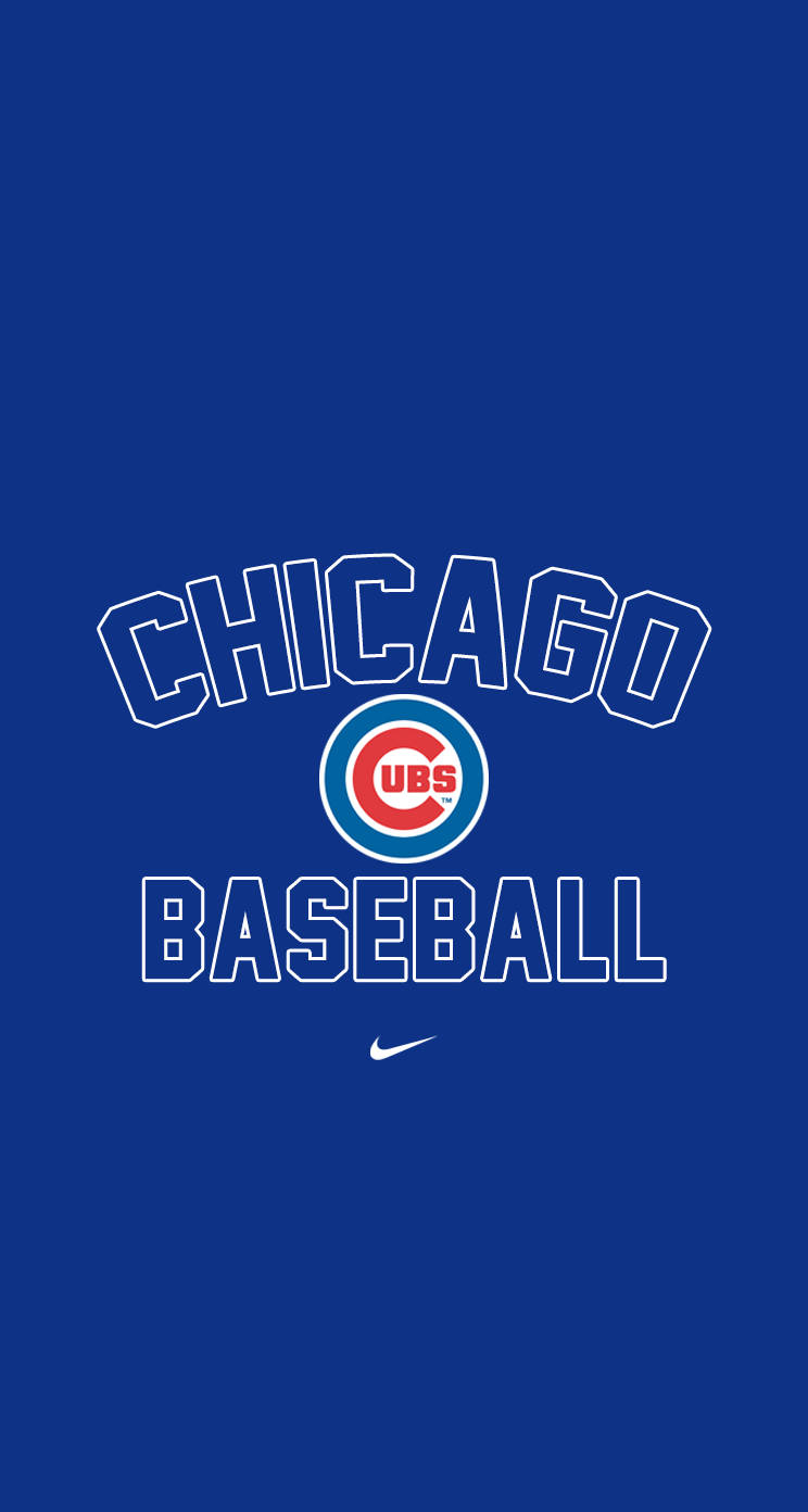 Chicago Cubs Baseball Poster Background