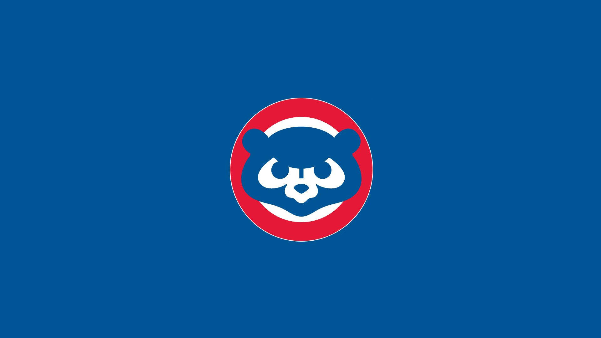 Chicago Cubs Blue Bear Background