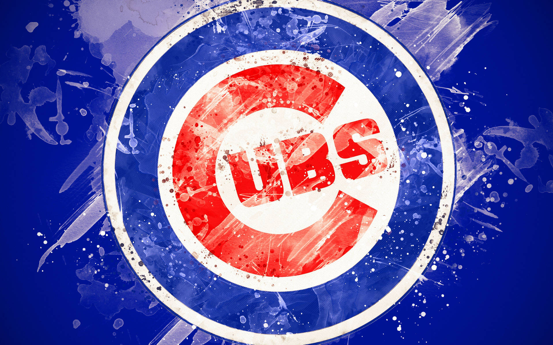 Chicago Cubs Tainted Logo Background