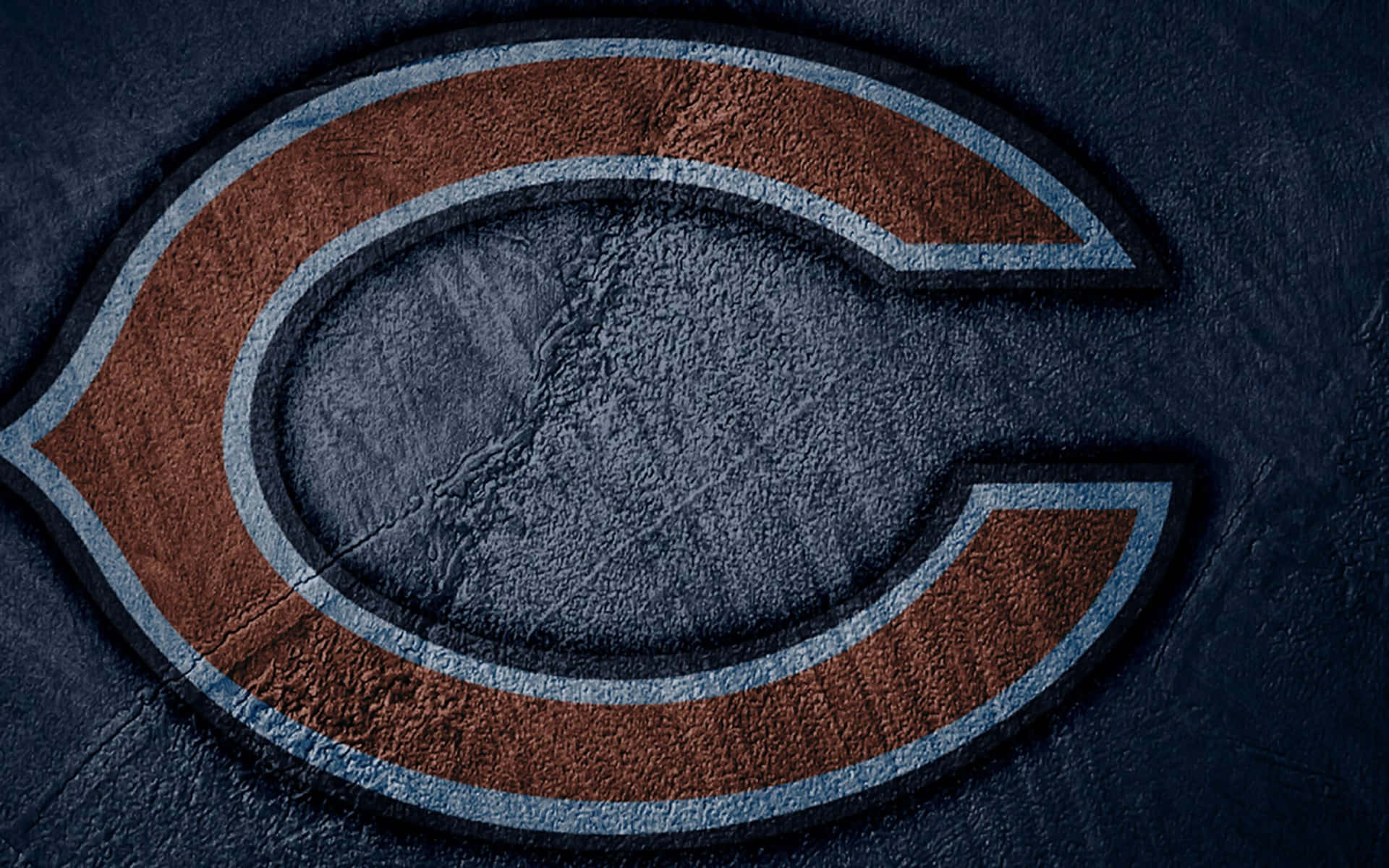 Chicago Sports Bears In Dark Aesthetic Background