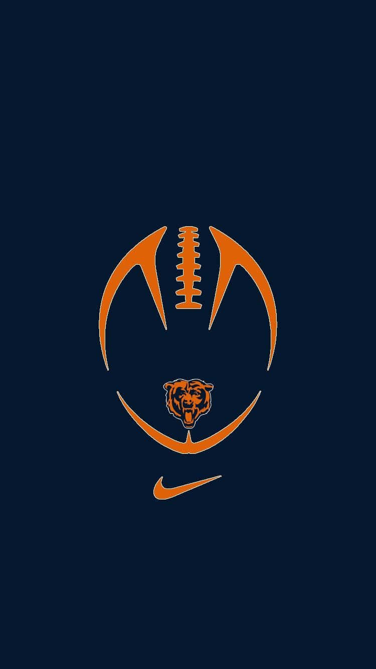 Chicago Sports Bears On Navy Blue Background