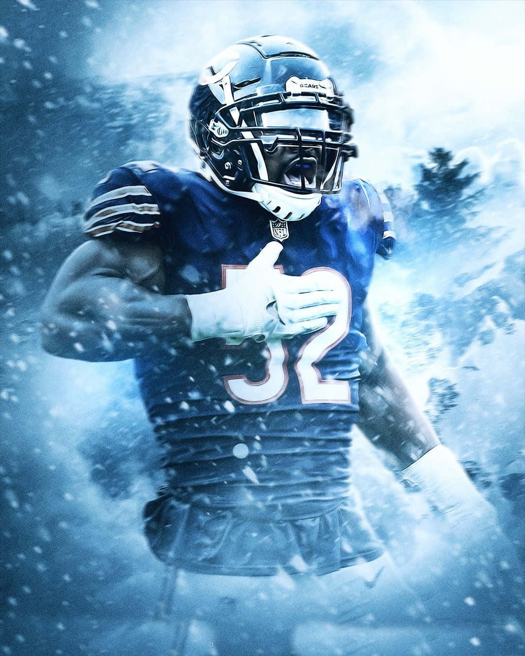 Chicago Sports Football Player Khalil Mack Background