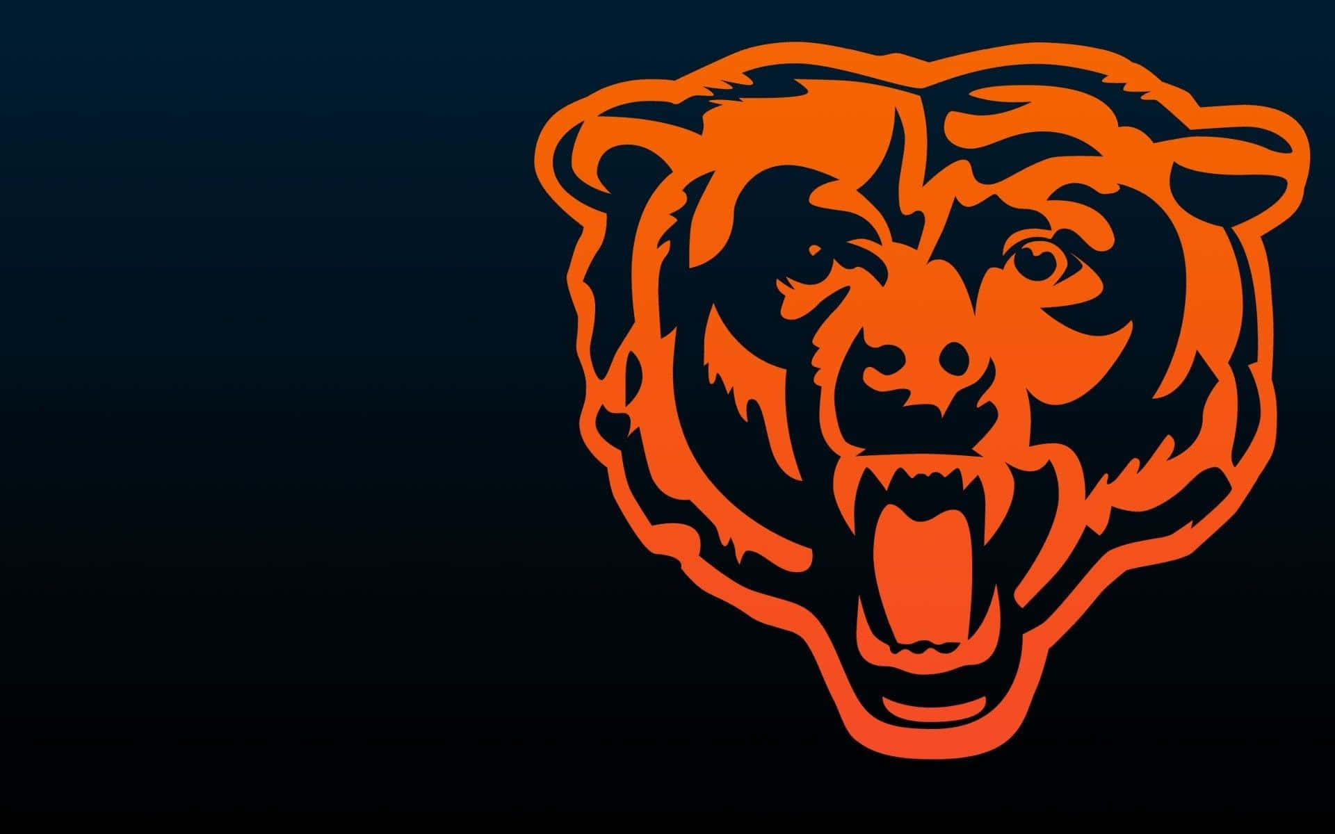Chicago Sports Orange Bears Mascot Background