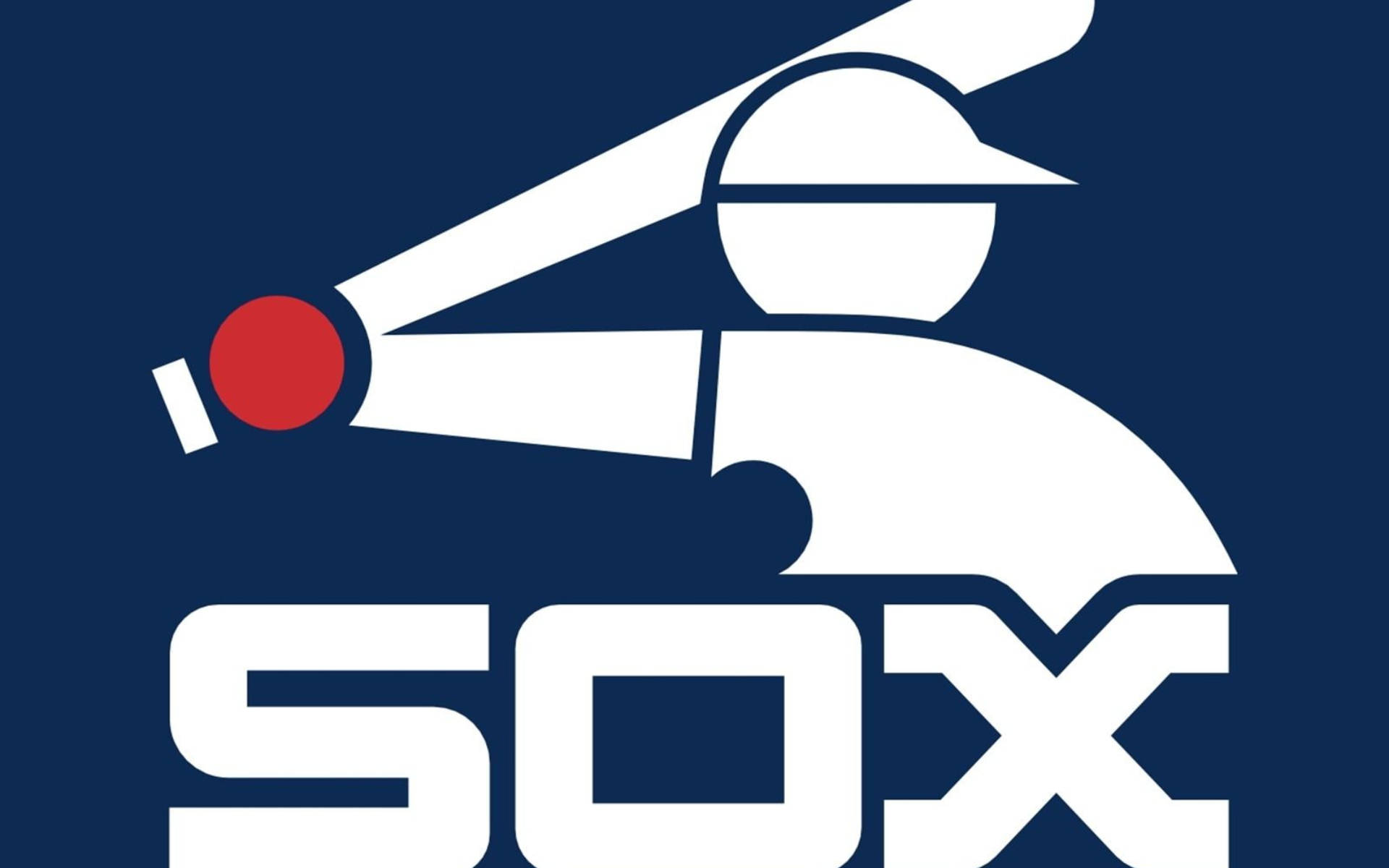 Chicago White Sox In Blue Background