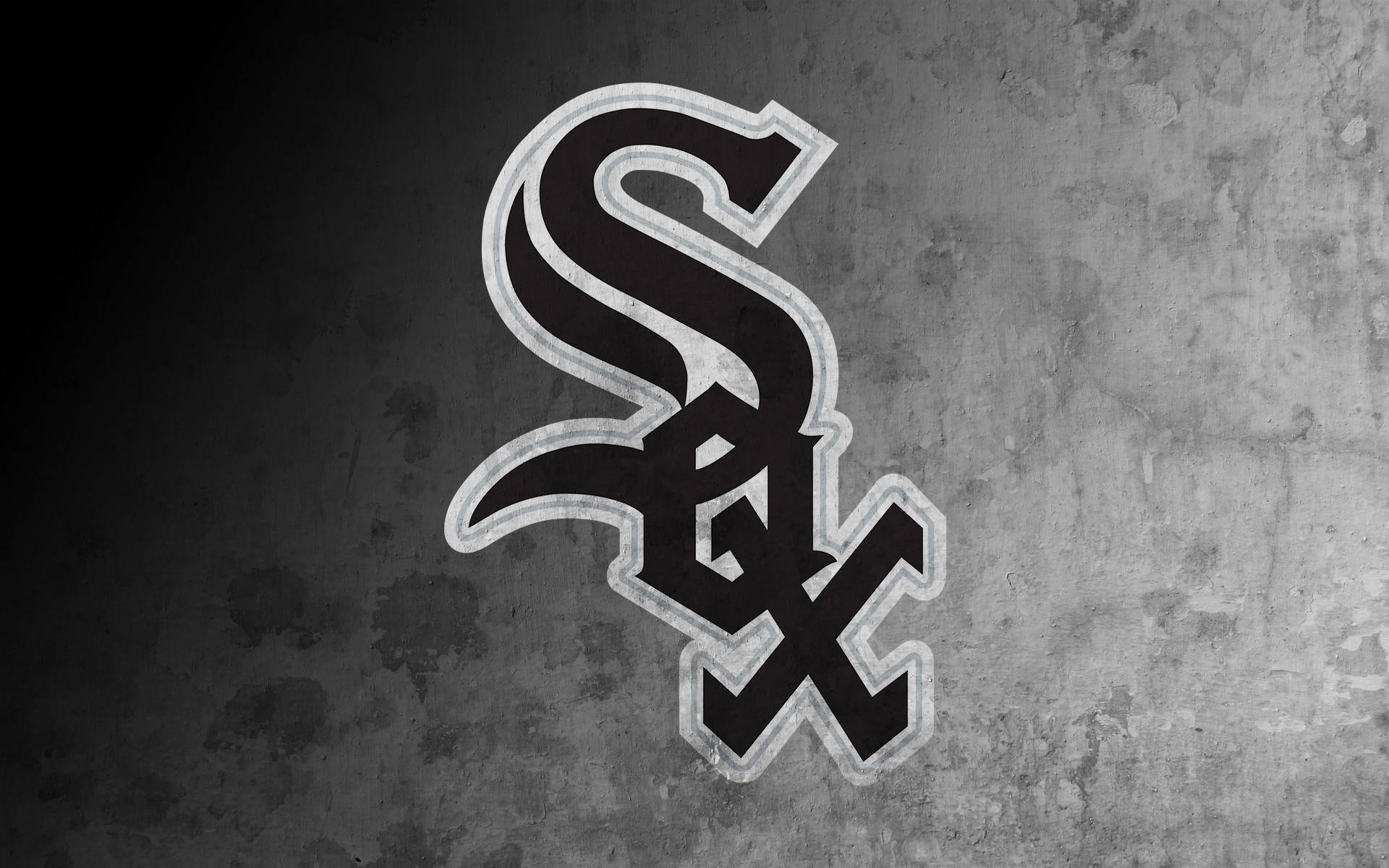 Chicago White Sox In Concrete Wall Background