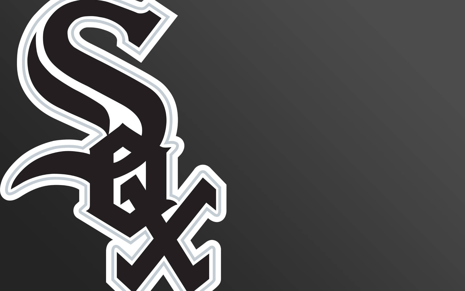 Chicago White Sox In Gray Fade