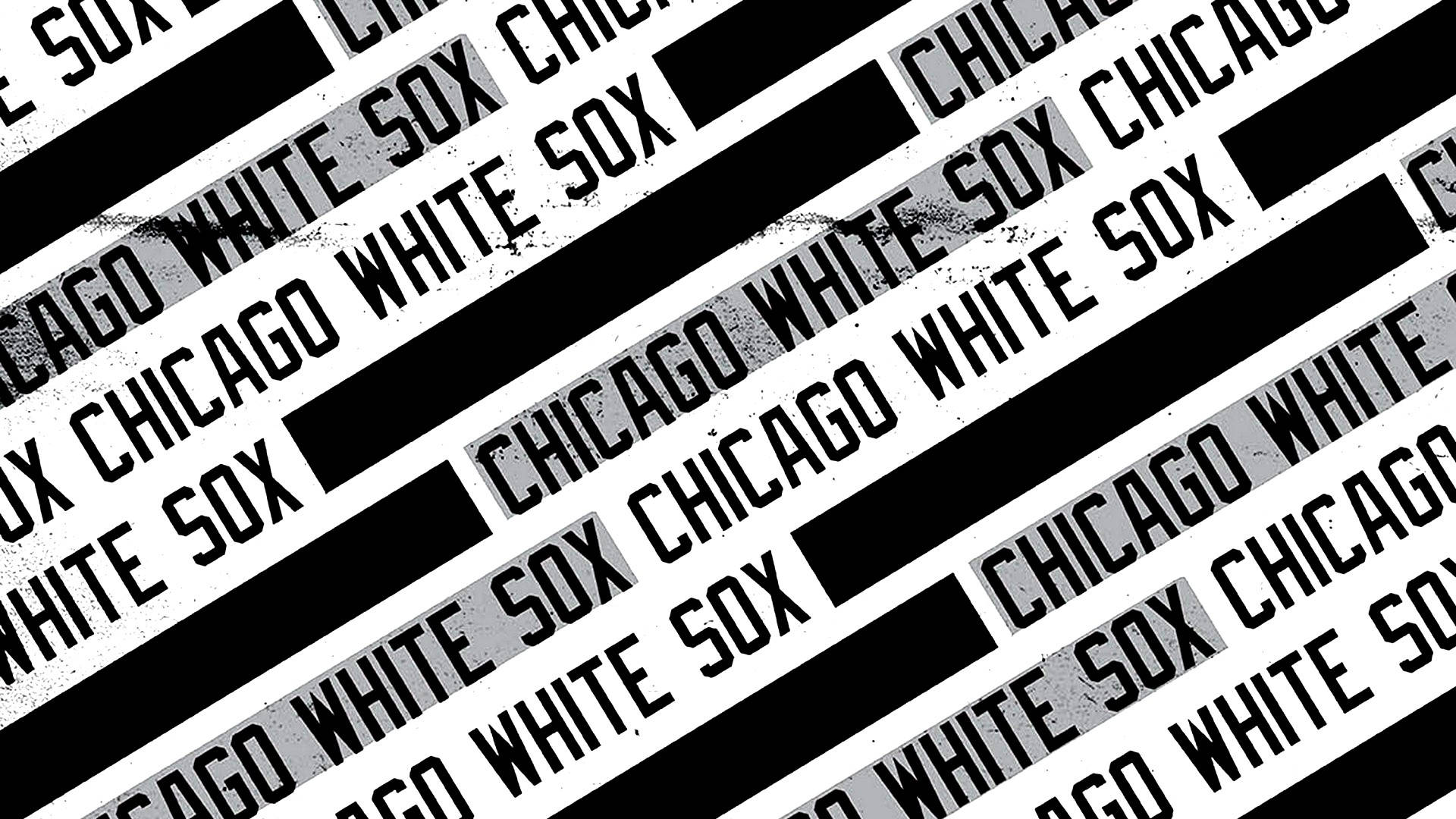 Chicago White Sox Text Pattern