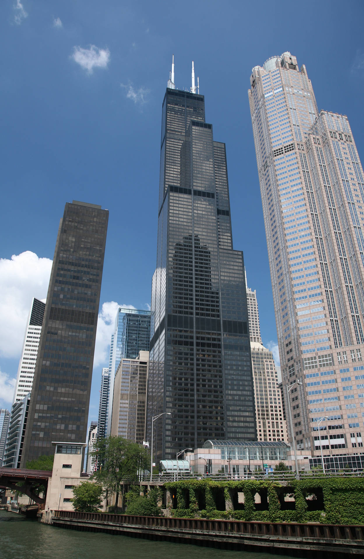 Chicago Willis Tower Skyscraper Background