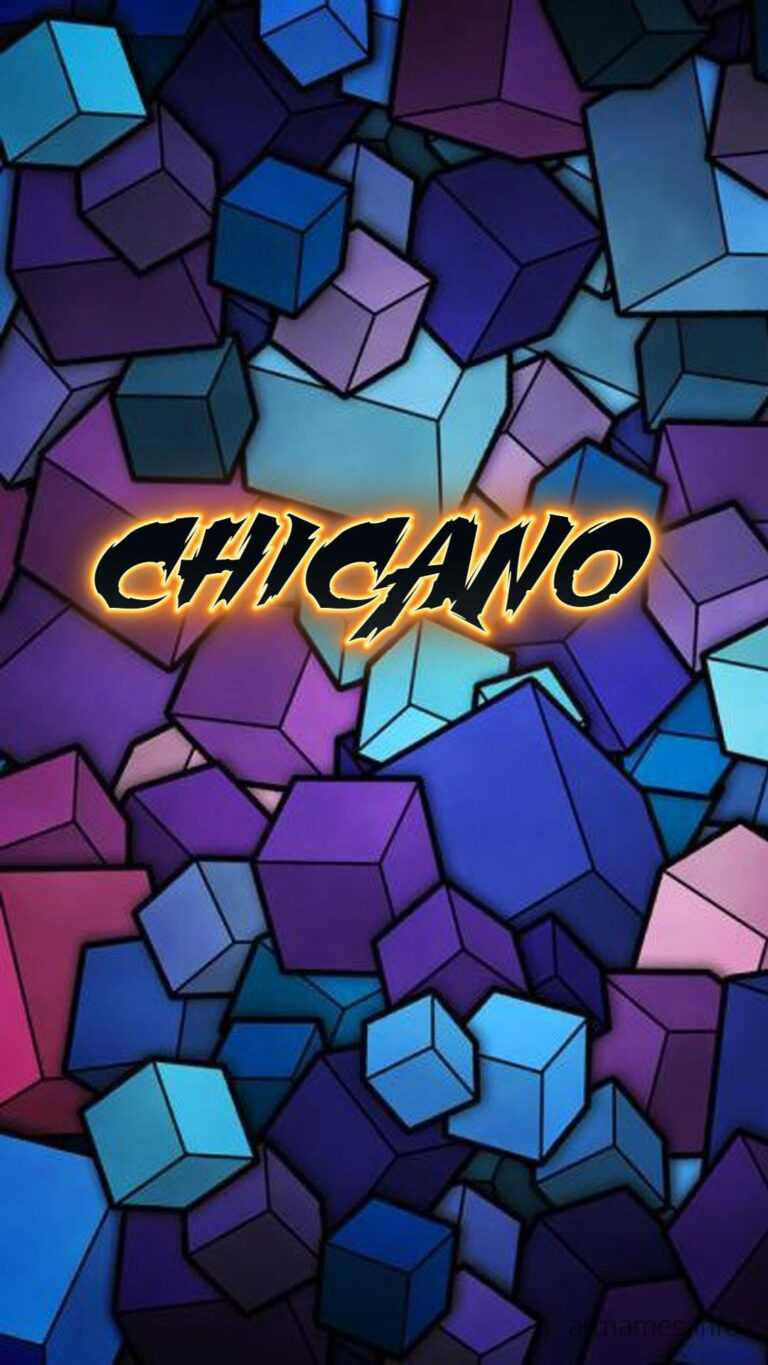 Chicano Aesthetic Cube Art Background