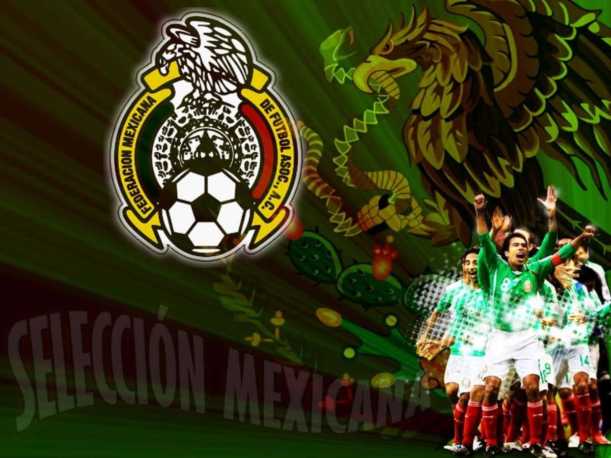 Chicharito Celebrates As Mexico Qualifies For World Cup Background