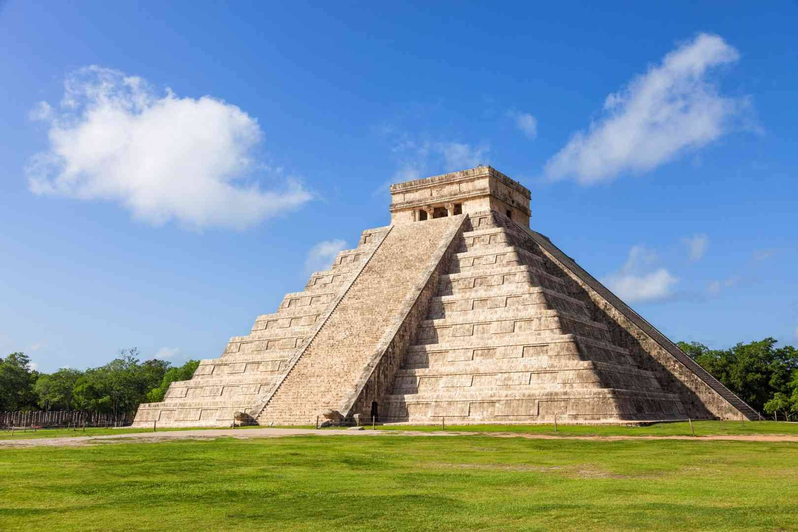 Chichen Itza Vibrant Sky